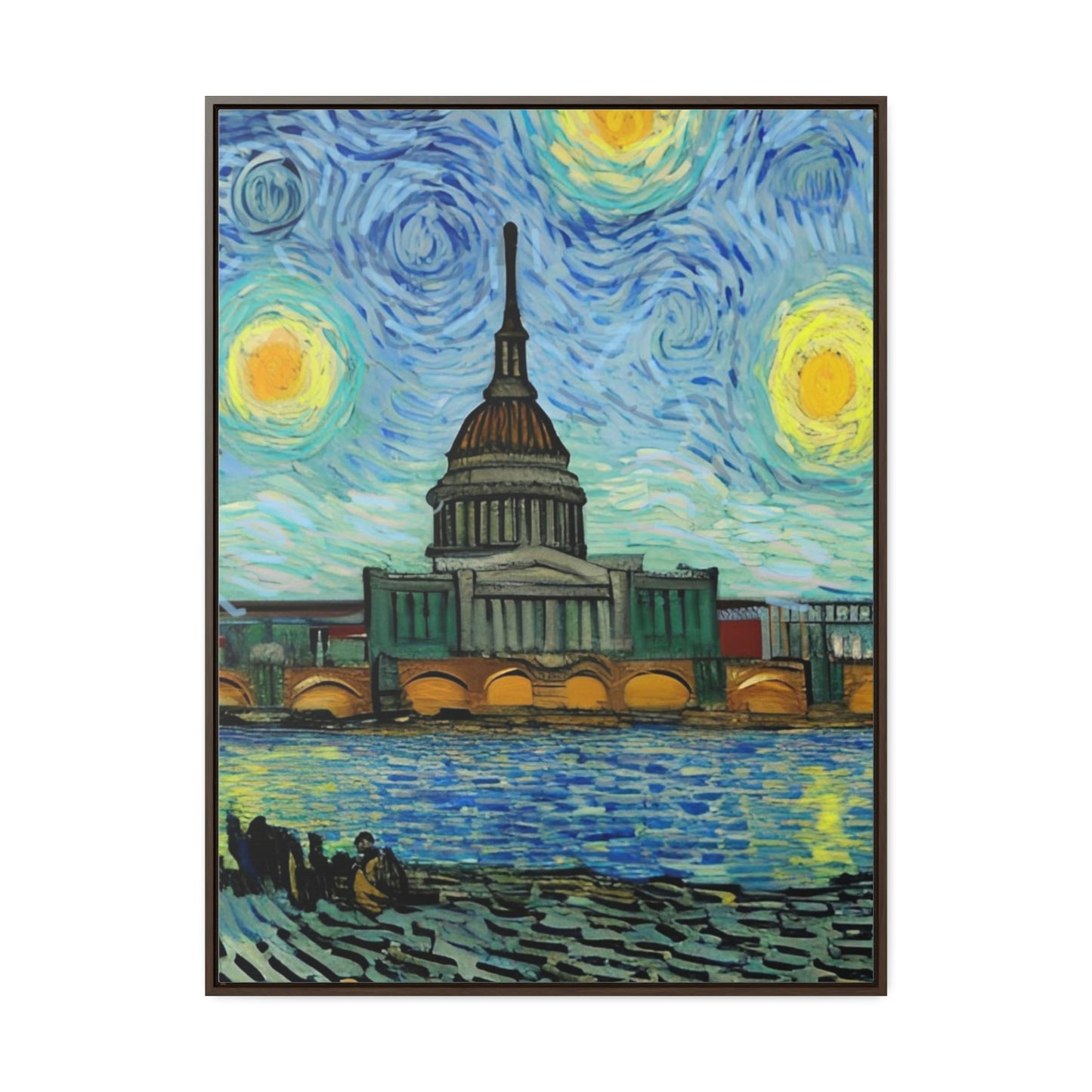 Vincent in Minnesota, State Capitol Building Matte Canvas