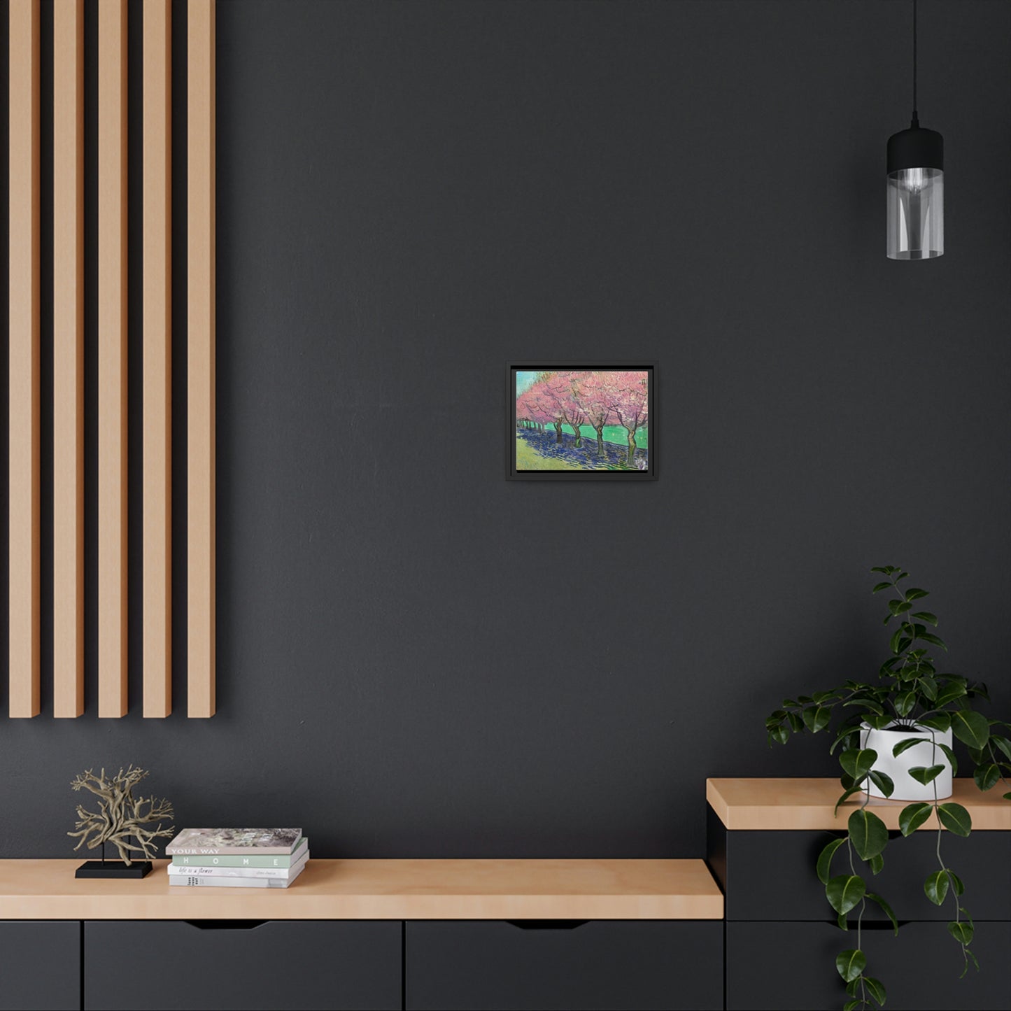 Vincents Nature, Cherry Trees Matte Canvas