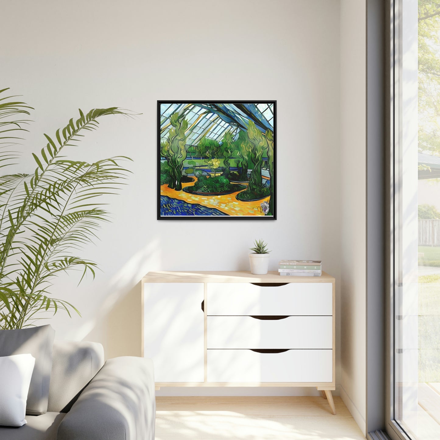 Vincent in Minnesota, Como Park Matte Canvas
