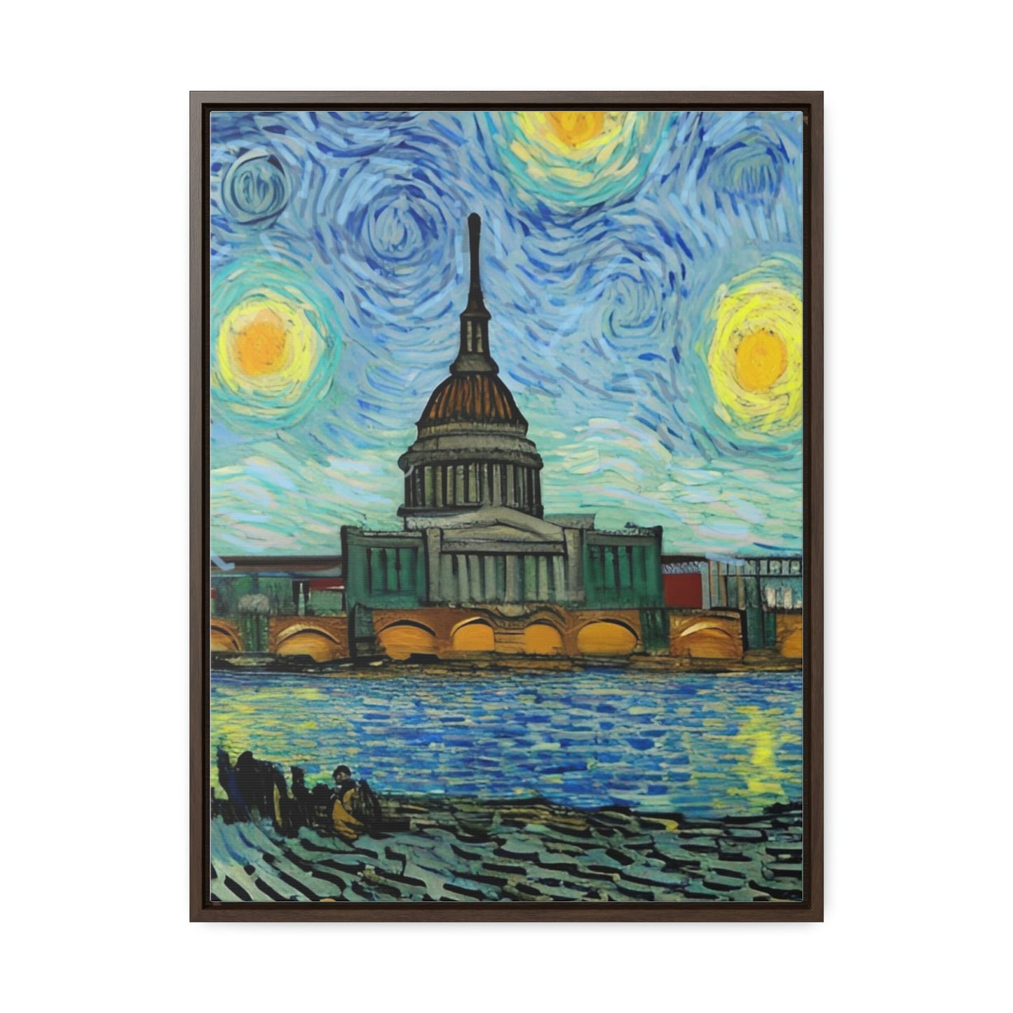 Vincent in Minnesota, State Capitol Building Matte Canvas