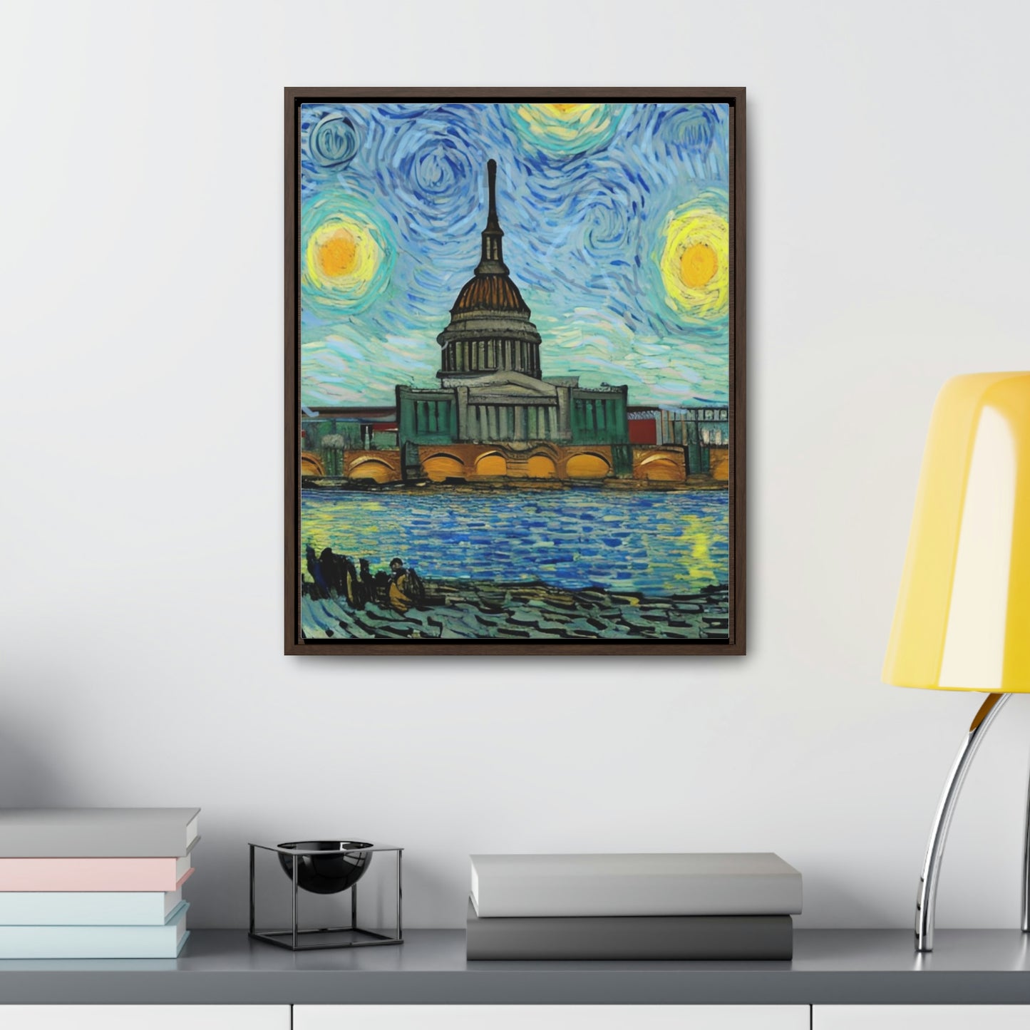 Vincent in Minnesota, State Capitol Building Matte Canvas