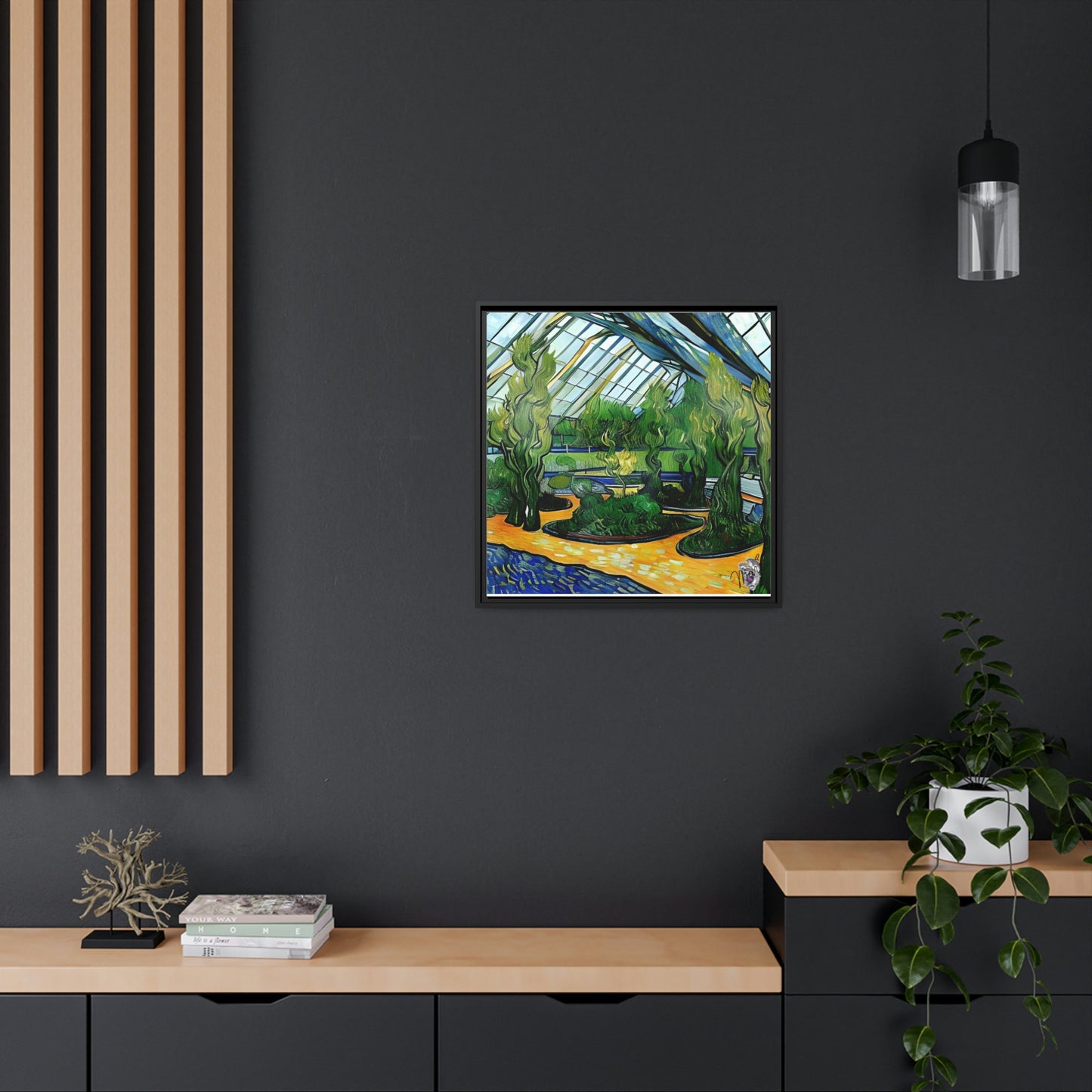 Vincent in Minnesota, Como Park Matte Canvas