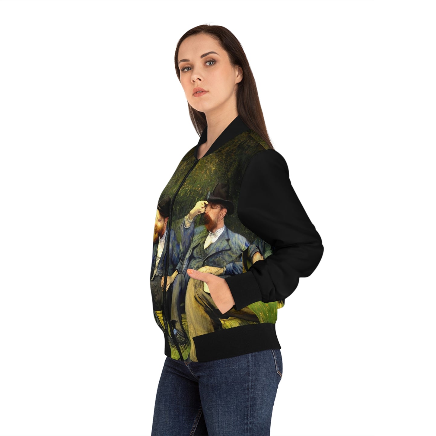 Art of Mari Hoodie, Women's Jacket, Wise Men