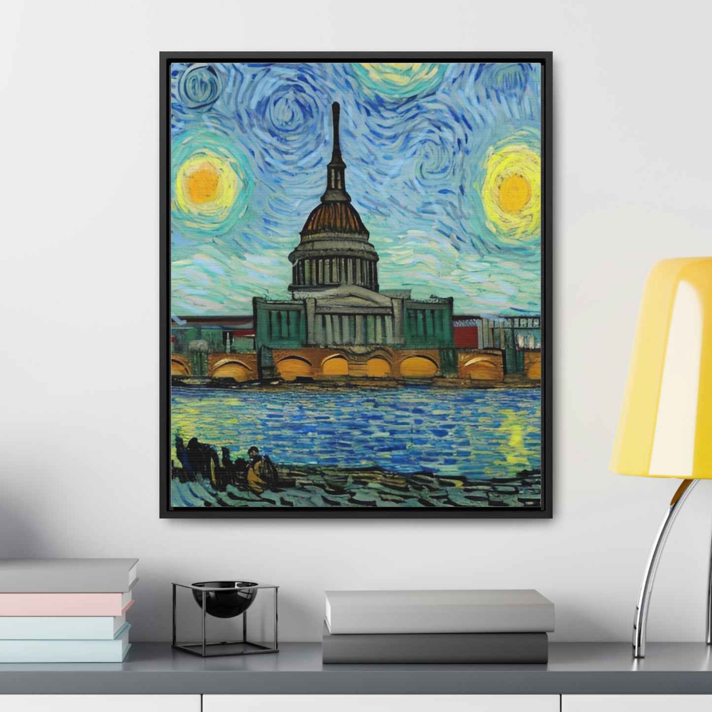 Vincent in Minnesota, State Capitol Building Matte Canvas