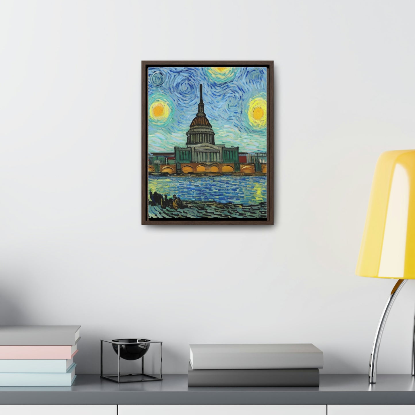 Vincent in Minnesota, State Capitol Building Matte Canvas