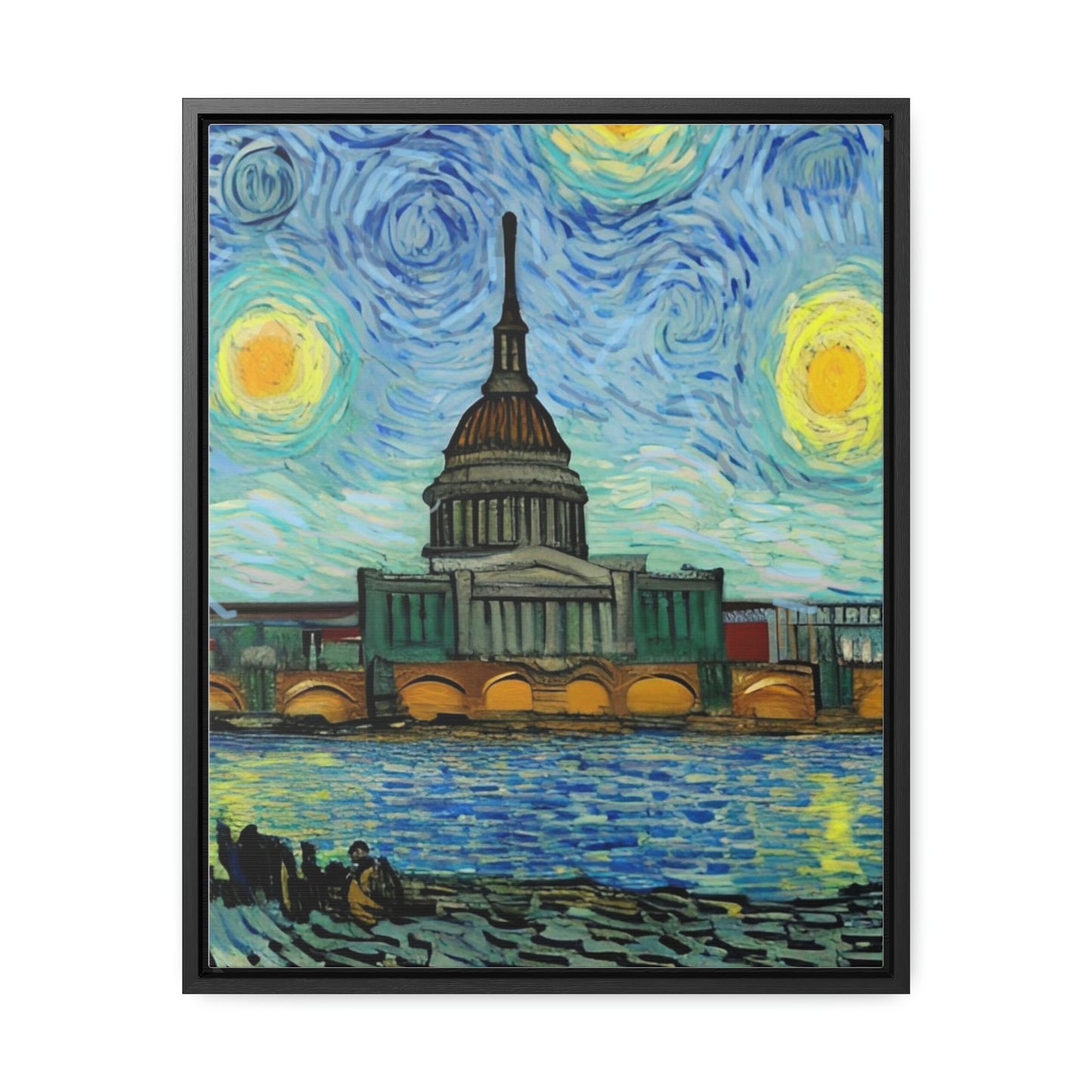 Vincent in Minnesota, State Capitol Building Matte Canvas