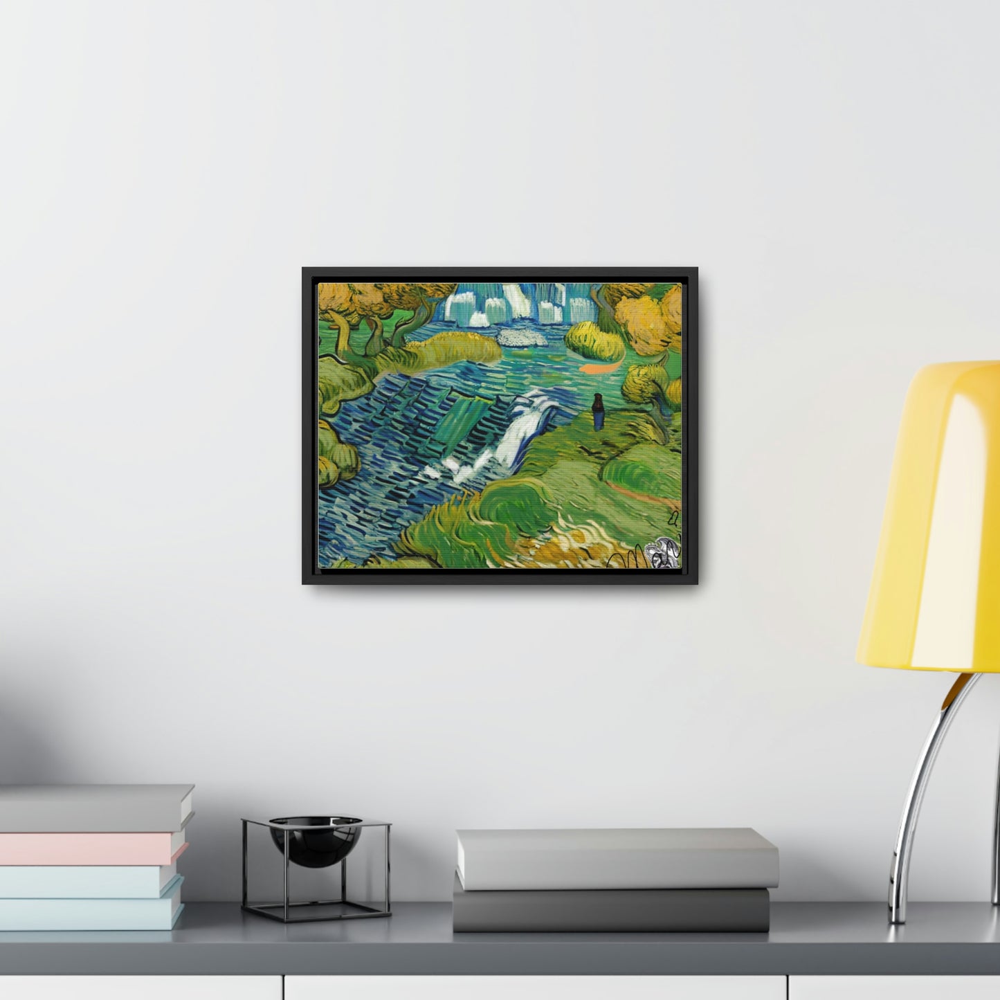 Vincent in Minnesota, Hidden Falls Matte Canvas