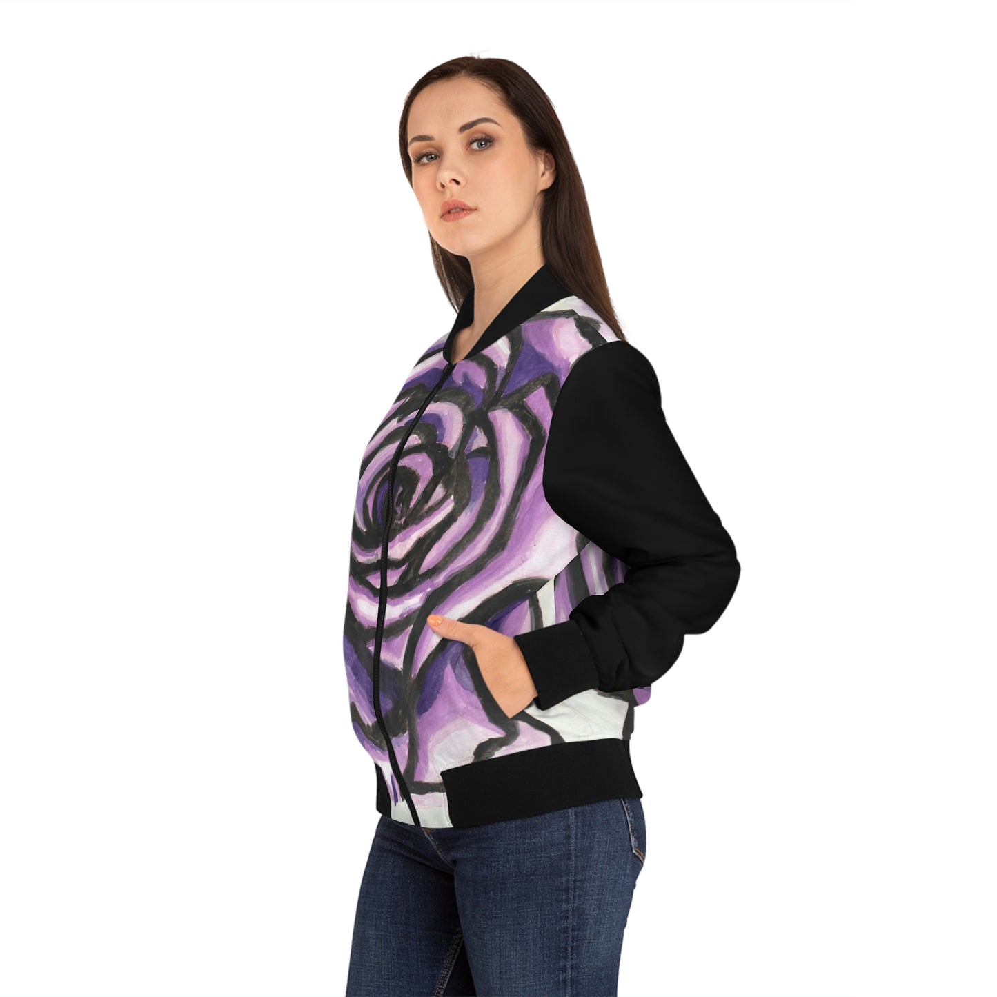 Art of Mari Hoodie, Rose