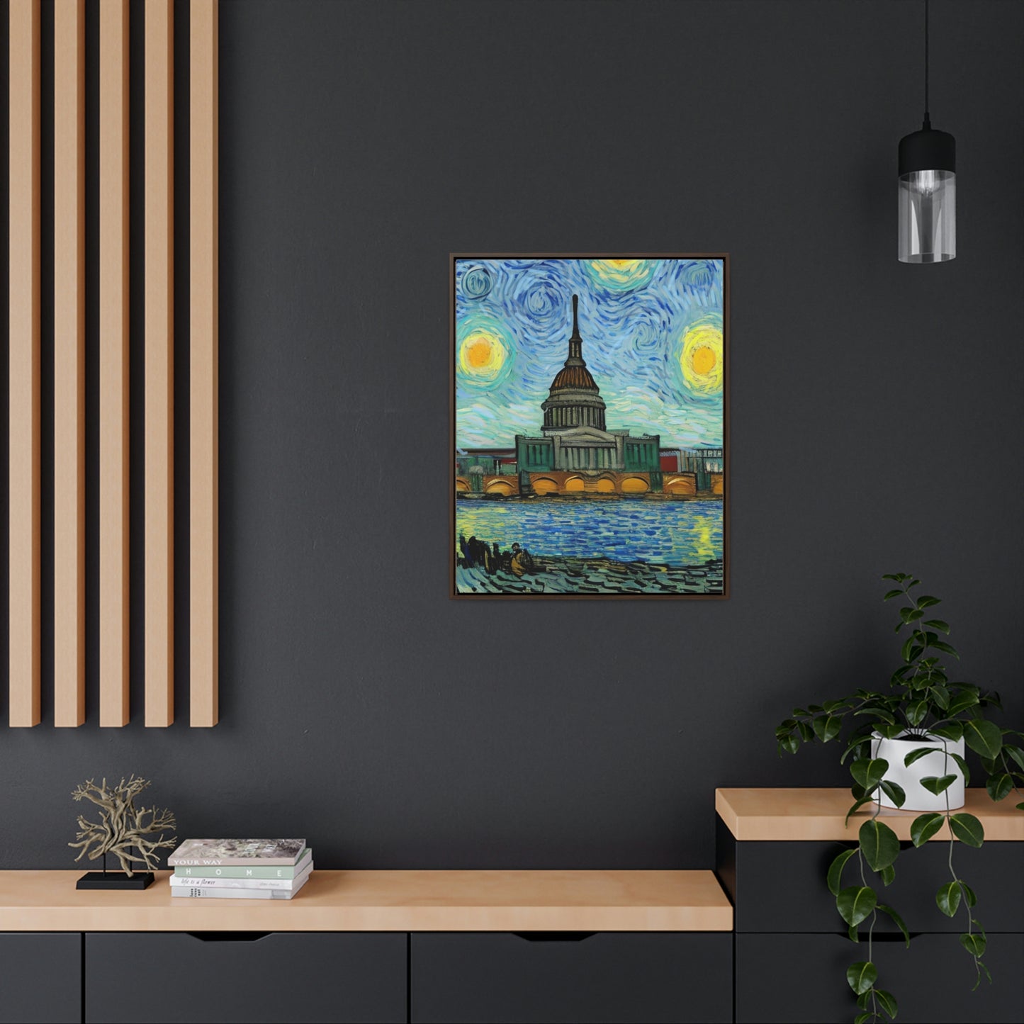 Vincent in Minnesota, State Capitol Building Matte Canvas