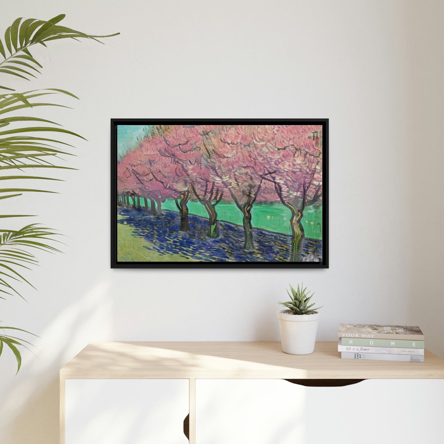 Vincents Nature, Cherry Trees Matte Canvas