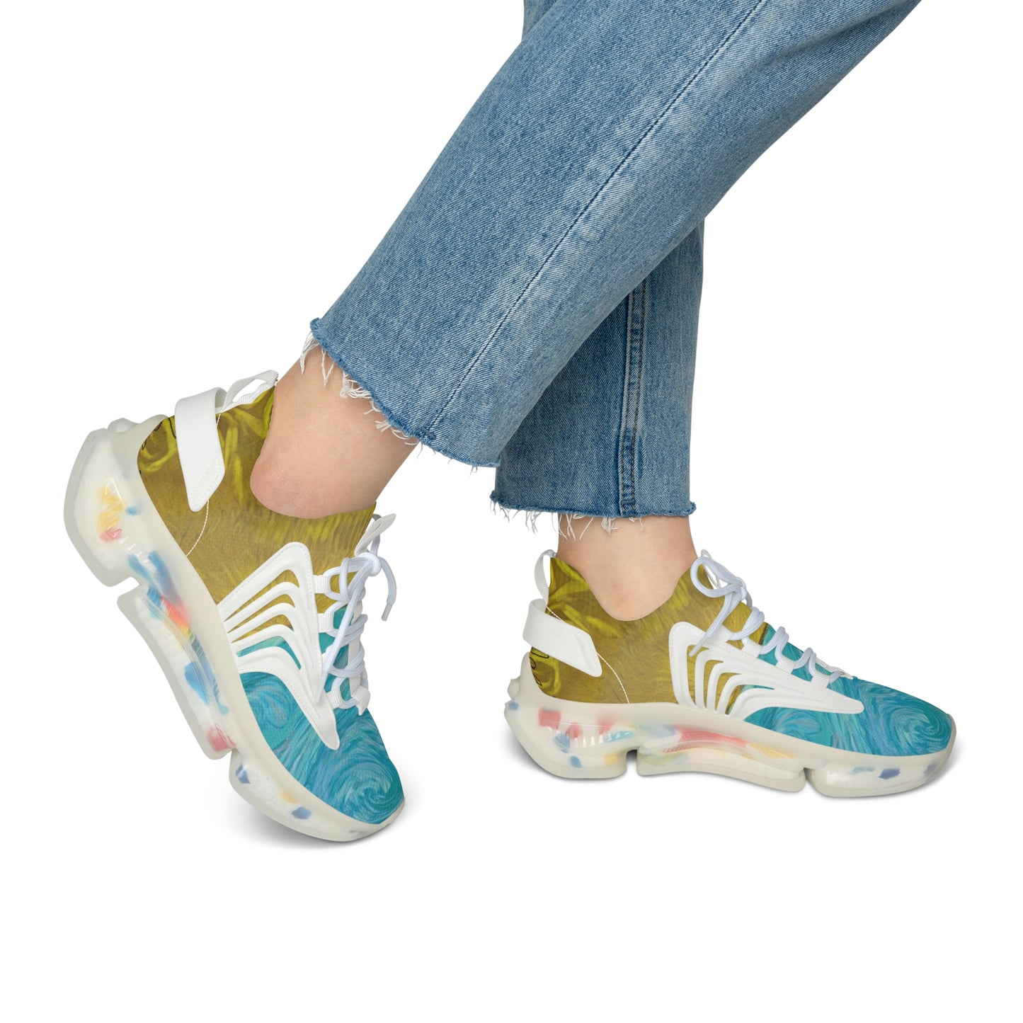 Art of Mari Sneakers, Women's, Wheat Field