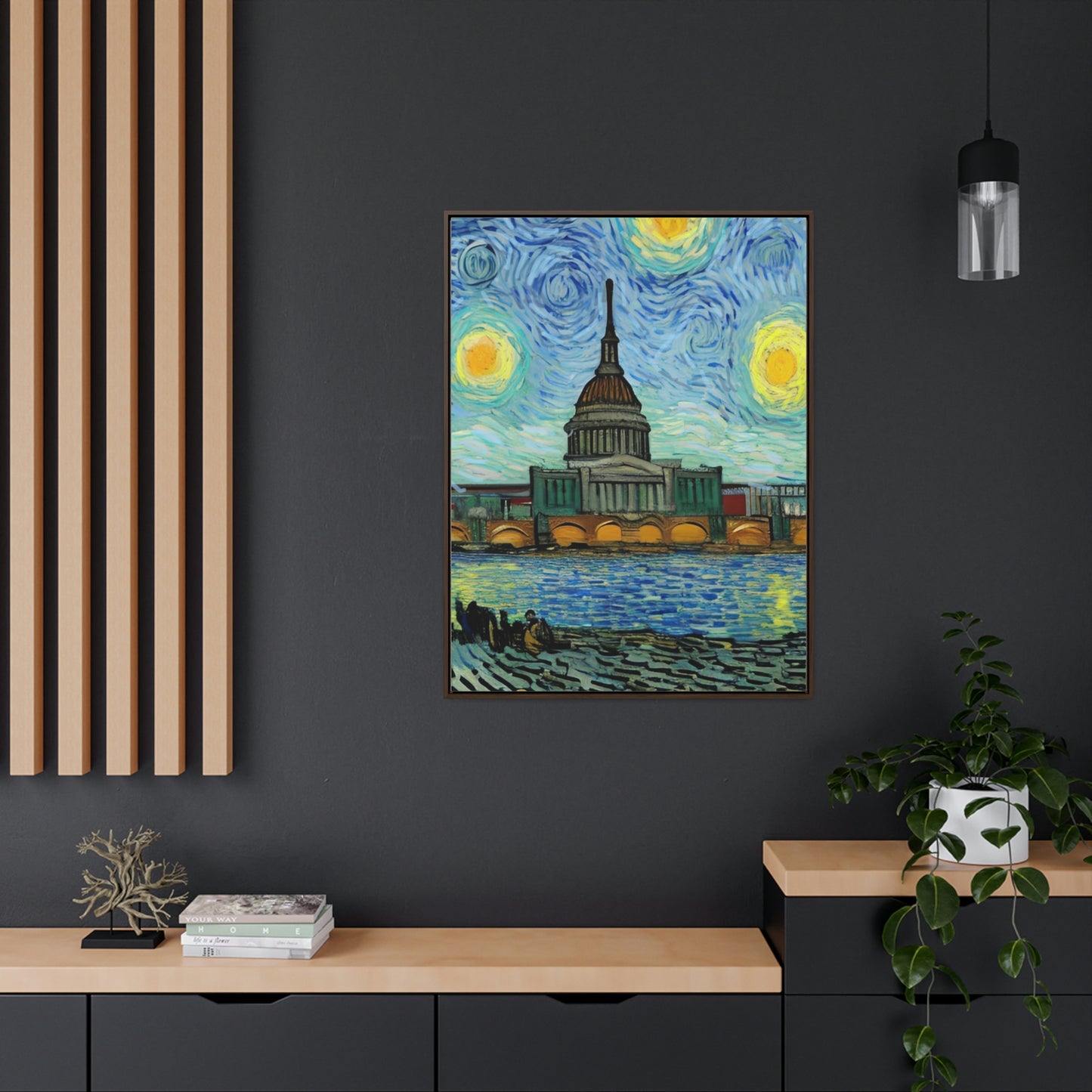 Vincent in Minnesota, State Capitol Building Matte Canvas