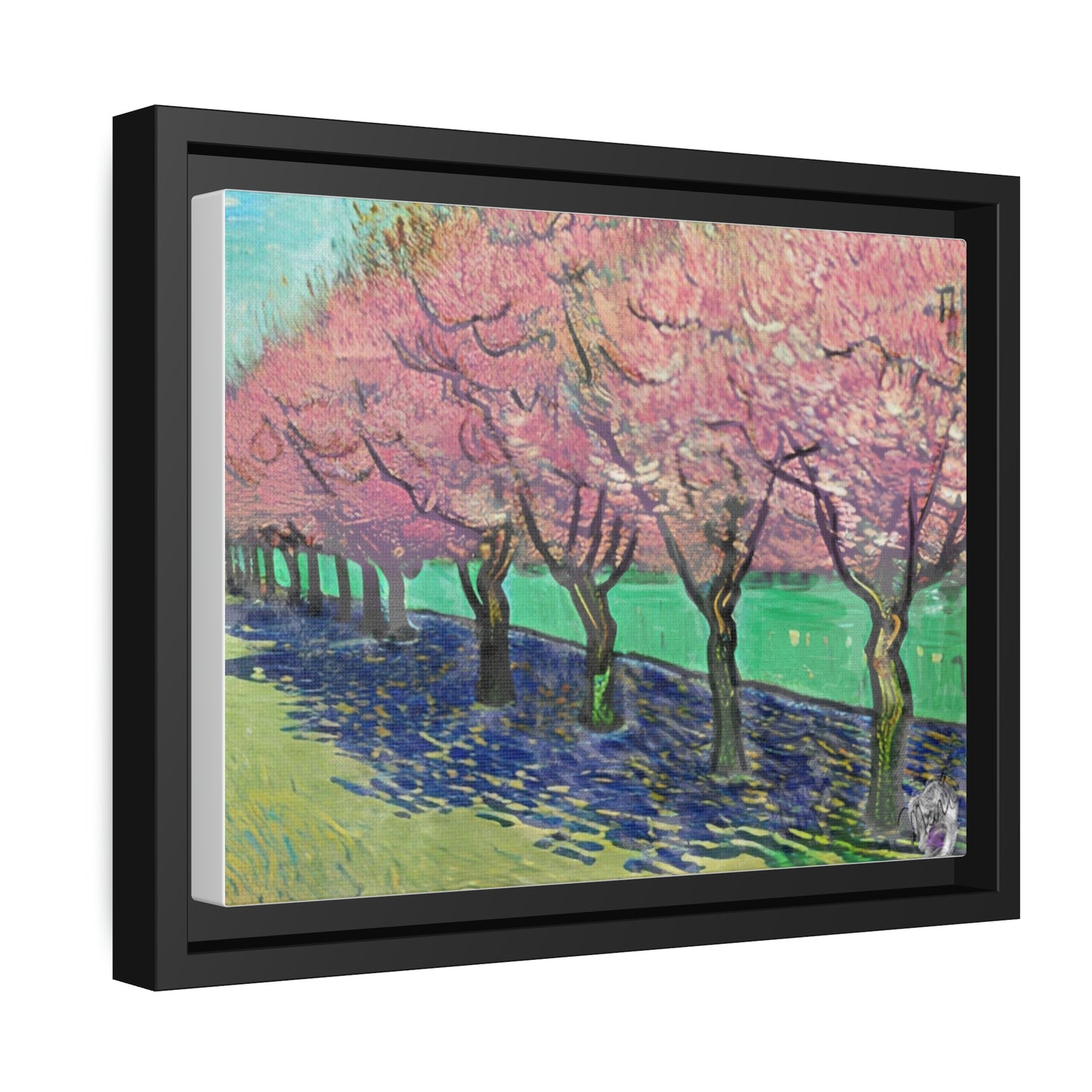 Vincents Nature, Cherry Trees Matte Canvas