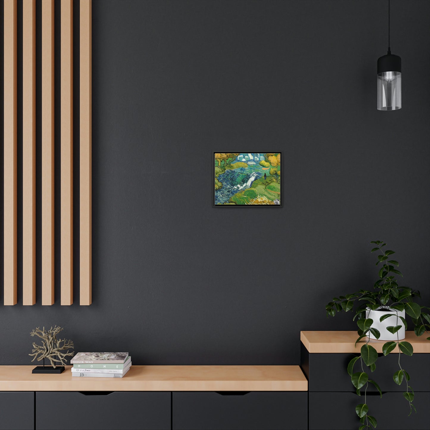 Vincent in Minnesota, Hidden Falls Matte Canvas
