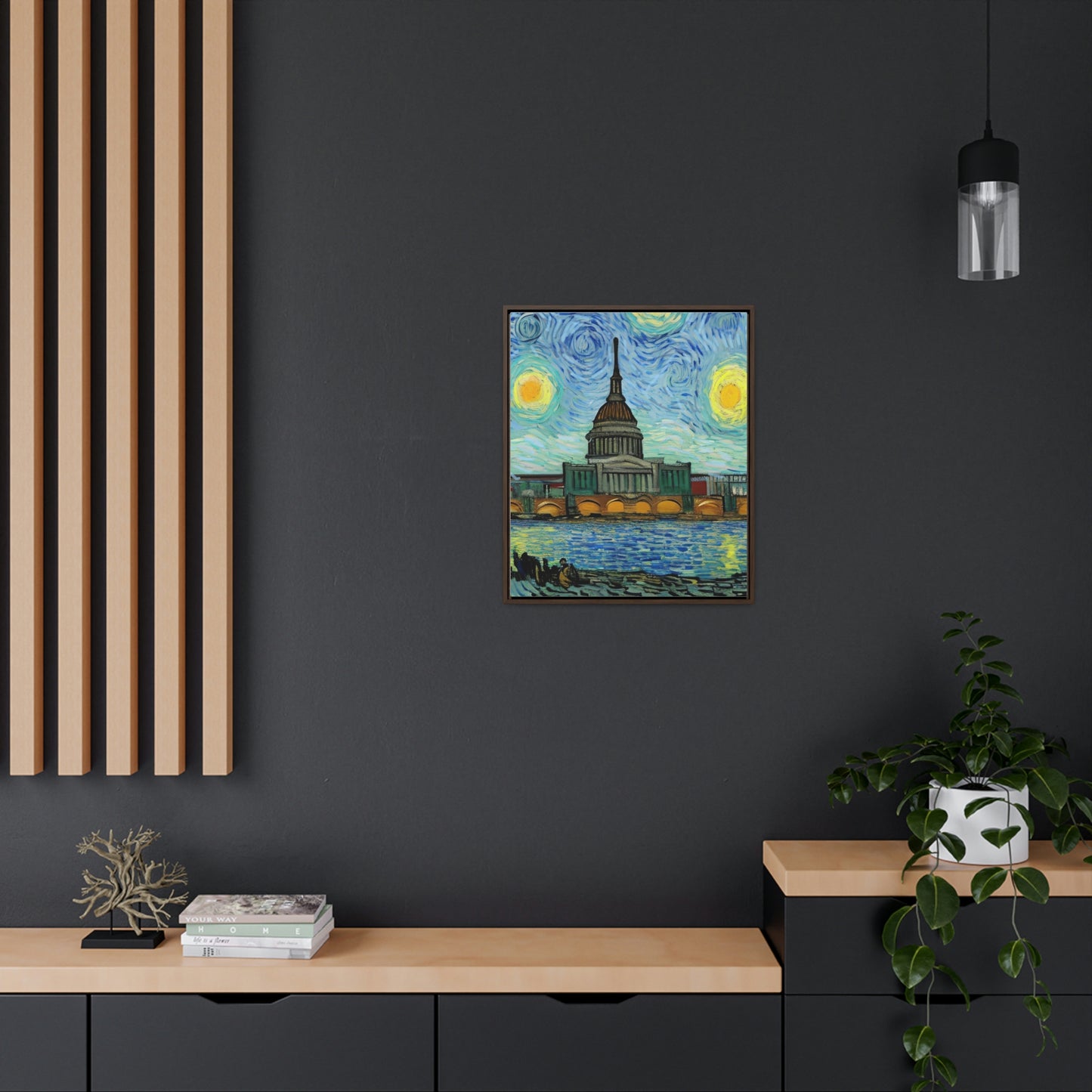 Vincent in Minnesota, State Capitol Building Matte Canvas