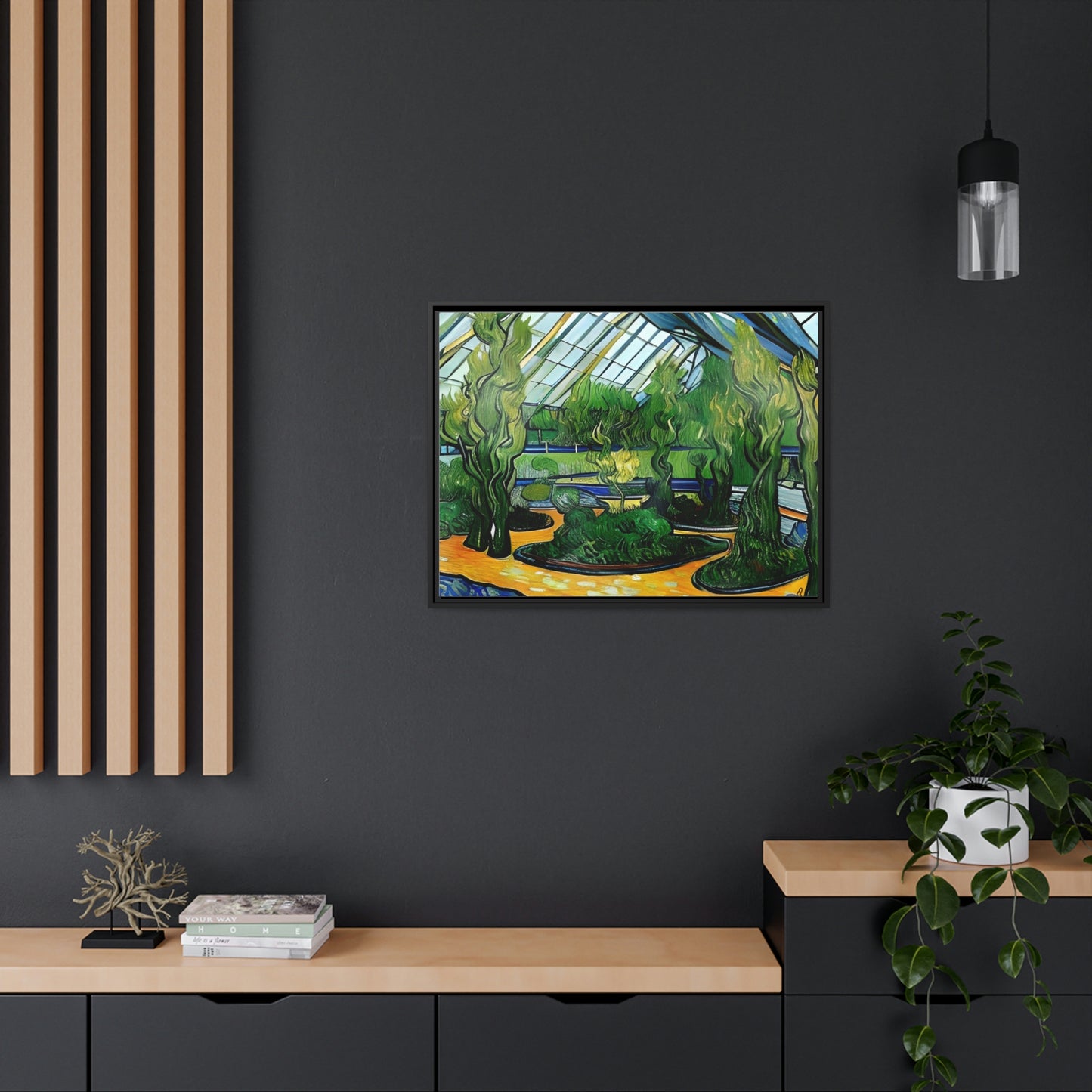 Vincent in Minnesota, Como Park Matte Canvas