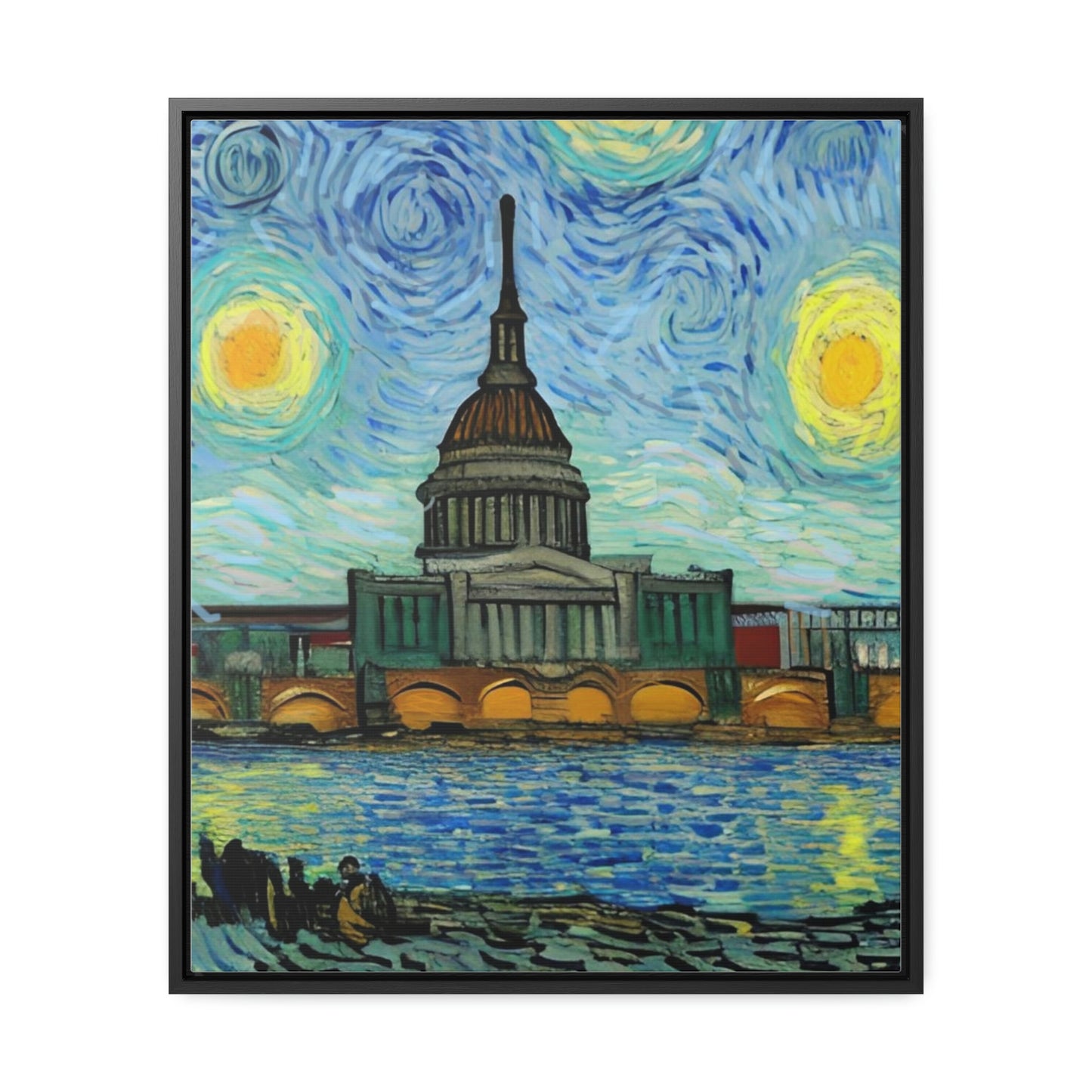 Vincent in Minnesota, State Capitol Building Matte Canvas