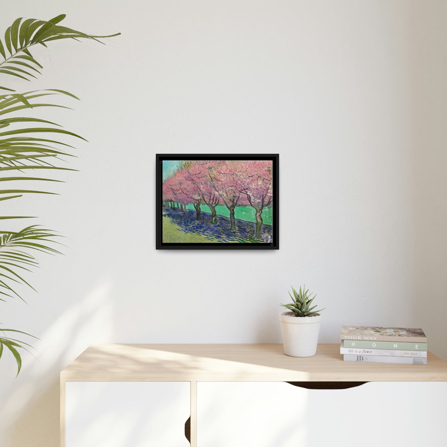 Vincents Nature, Cherry Trees Matte Canvas