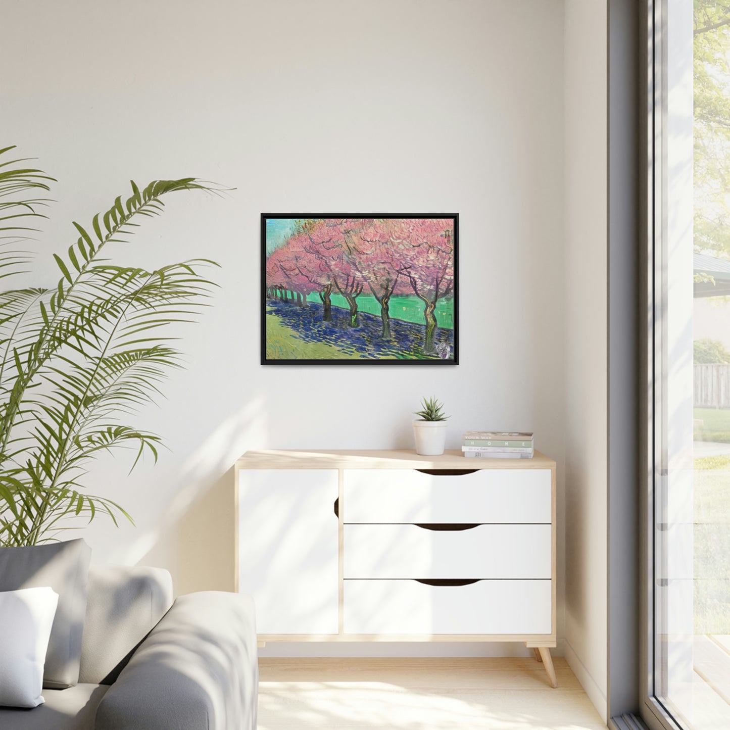 Vincents Nature, Cherry Trees Matte Canvas