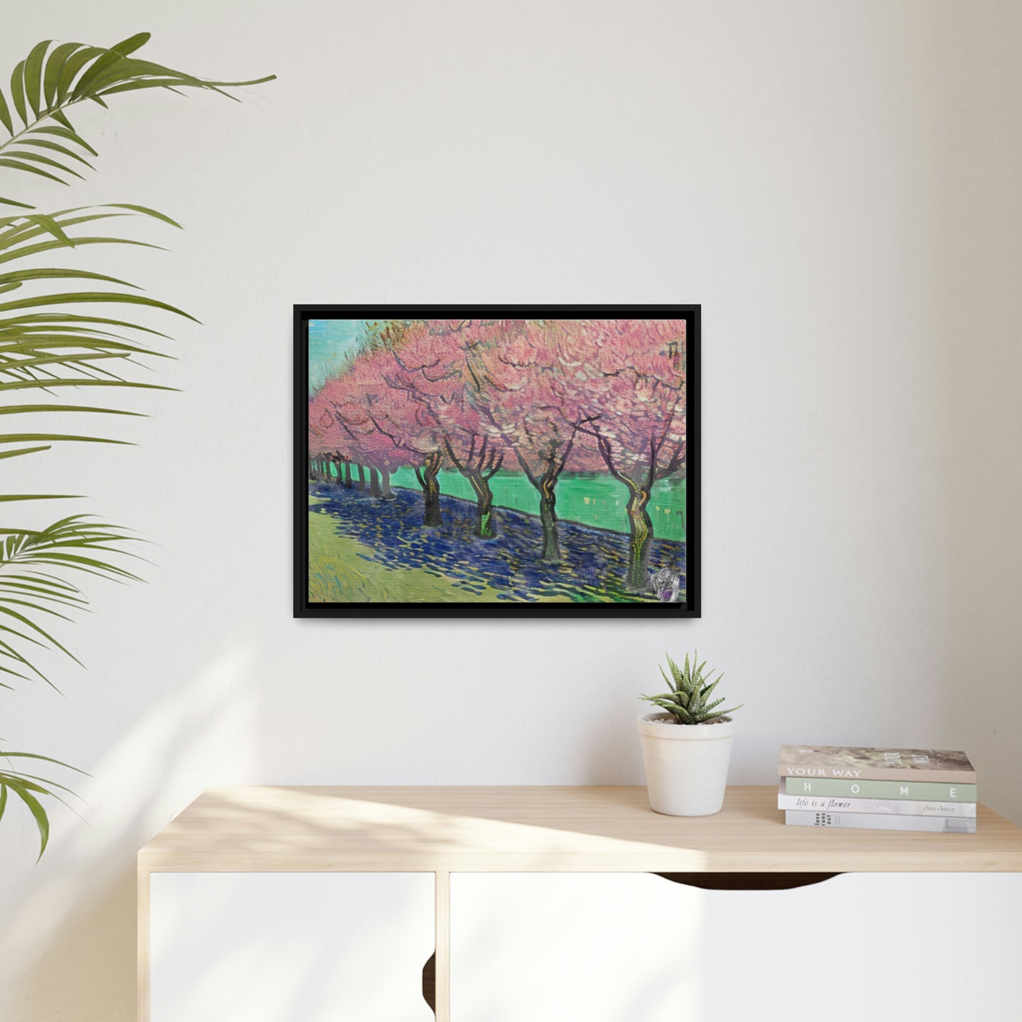 Vincents Nature, Cherry Trees Matte Canvas