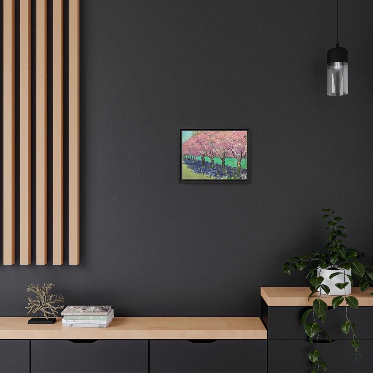 Vincents Nature, Cherry Trees Matte Canvas