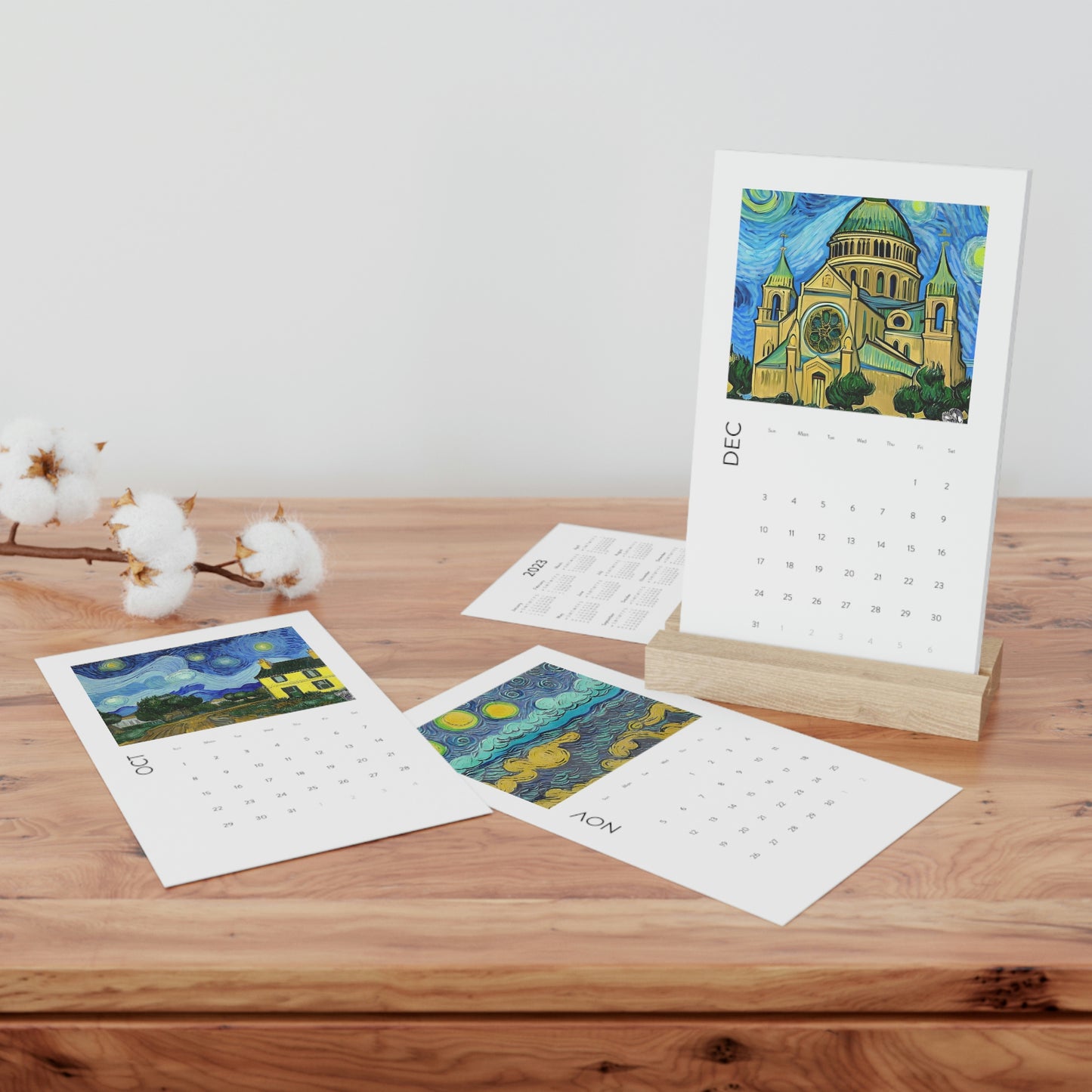 Art of Mari Accessories, Vertical desk calendar 2023
