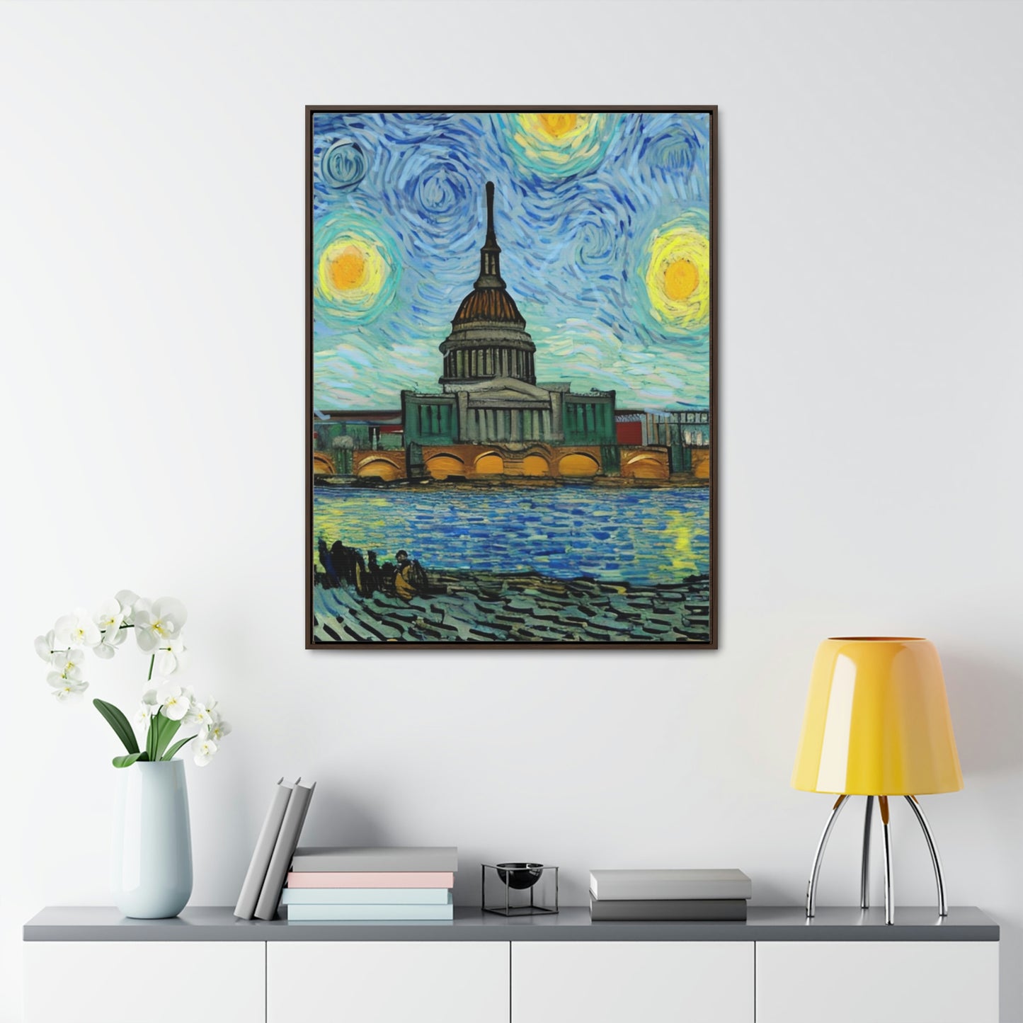 Vincent in Minnesota, State Capitol Building Matte Canvas
