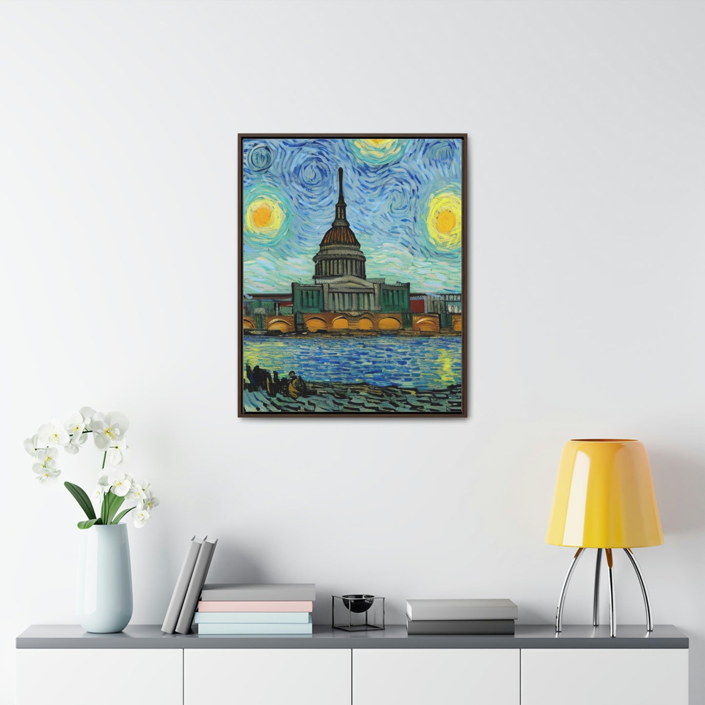 Vincent in Minnesota, State Capitol Building Matte Canvas