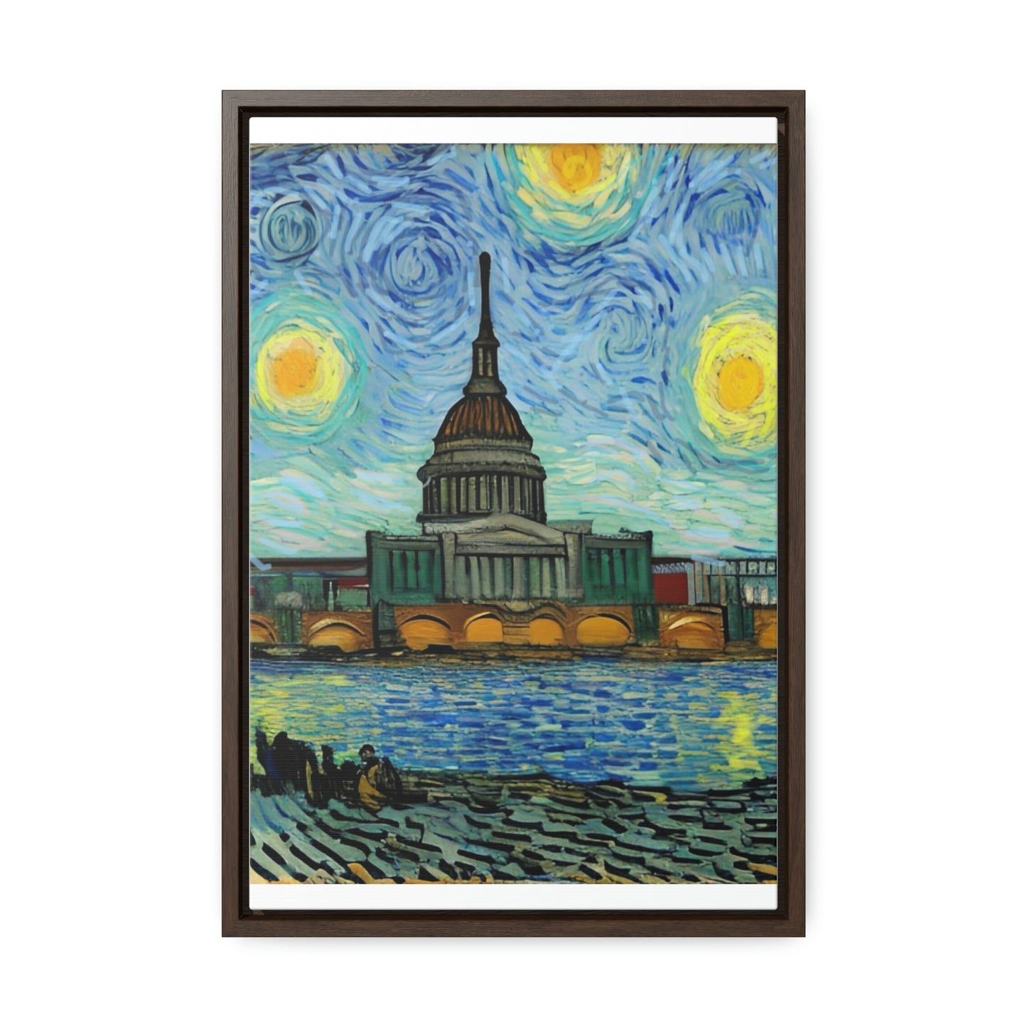 Vincent in Minnesota, State Capitol Building Matte Canvas