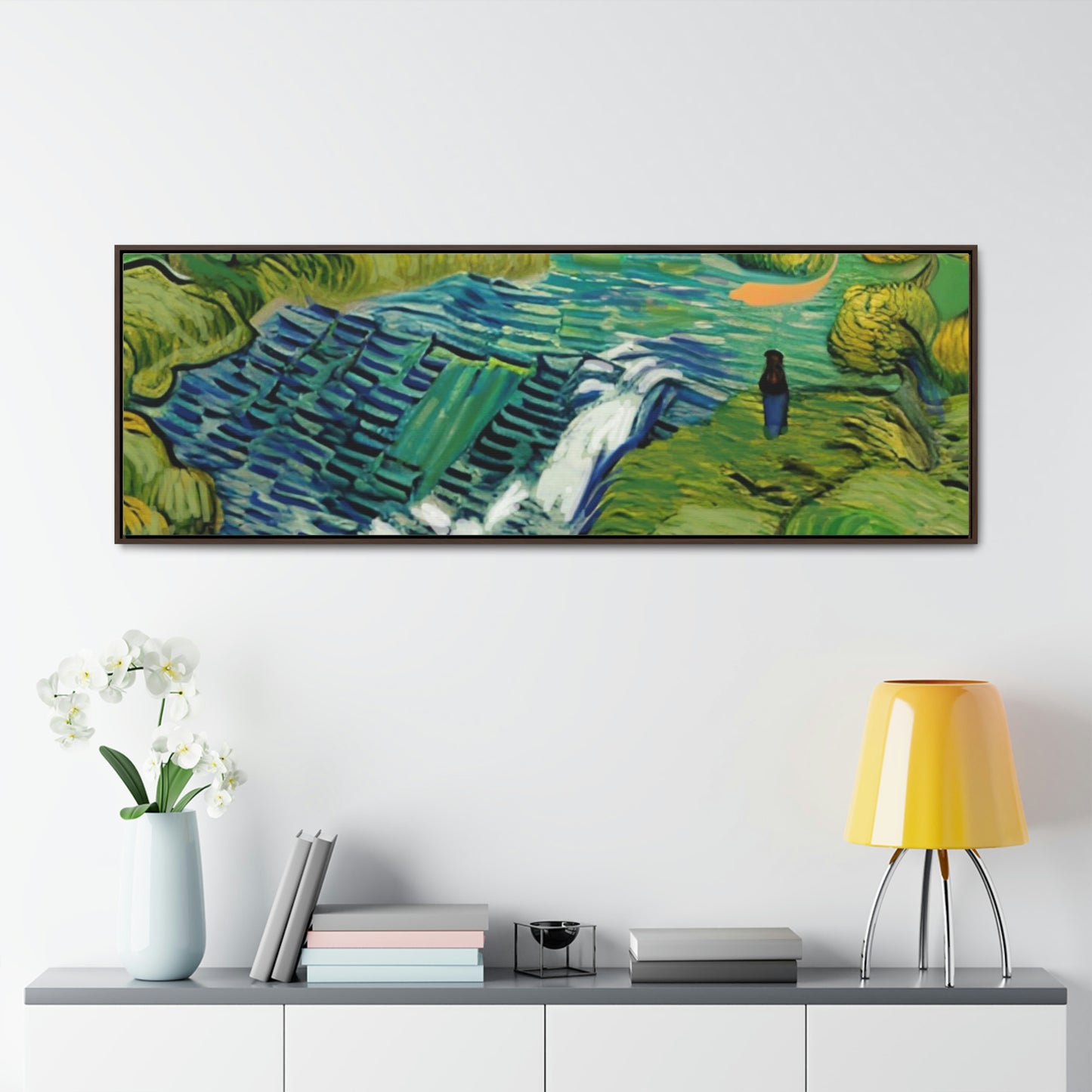 Vincent in Minnesota, Hidden Falls Matte Canvas