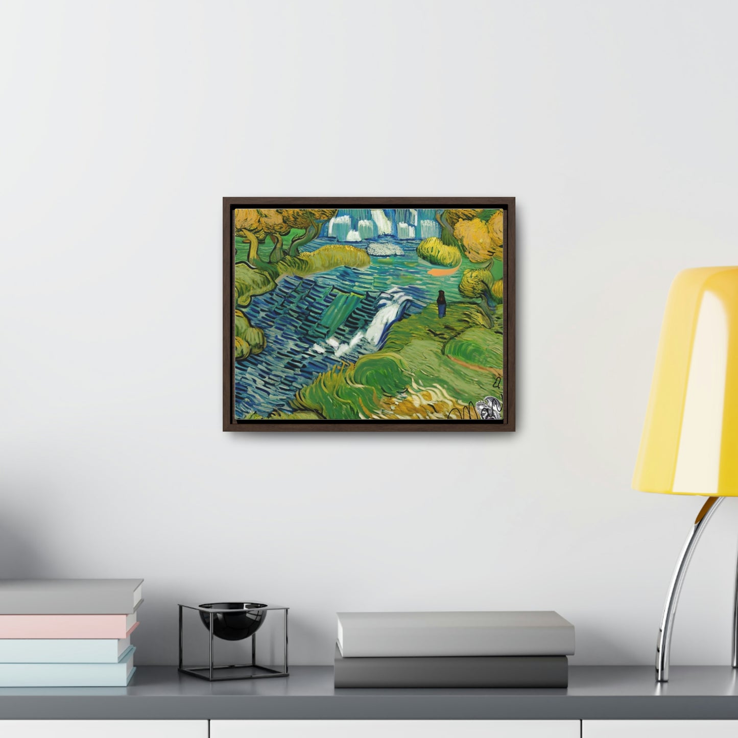 Vincent in Minnesota, Hidden Falls Matte Canvas