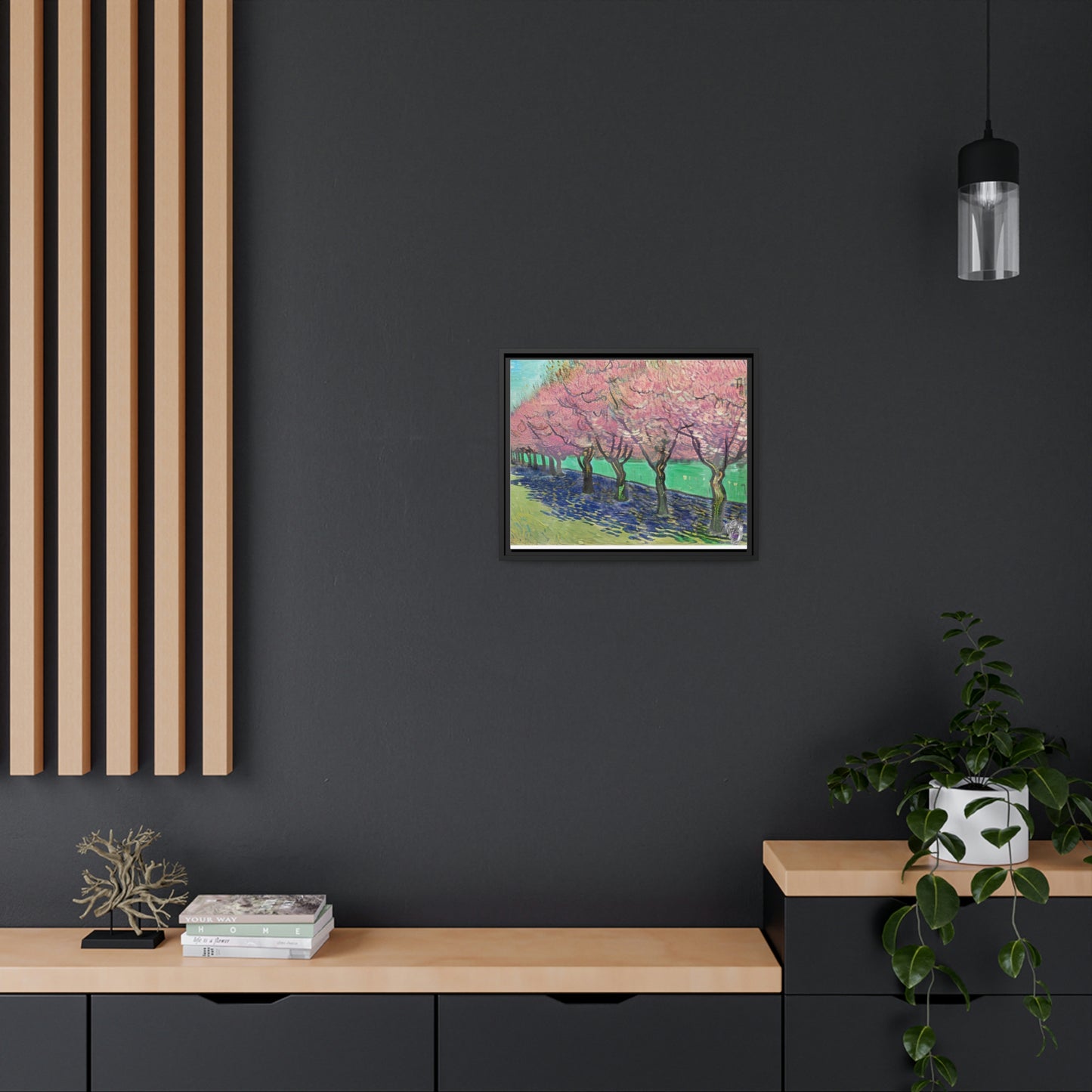 Vincents Nature, Cherry Trees Matte Canvas