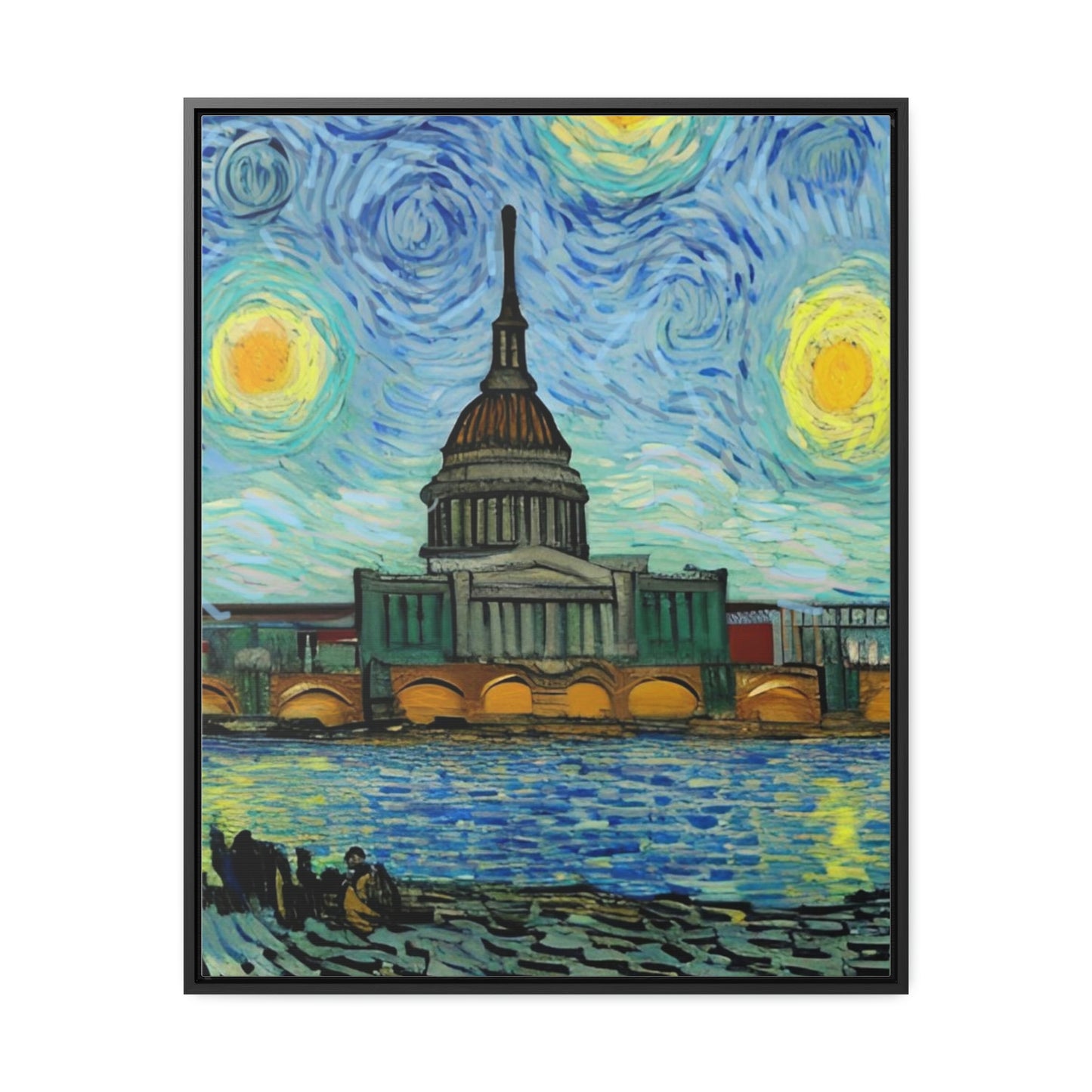 Vincent in Minnesota, State Capitol Building Matte Canvas