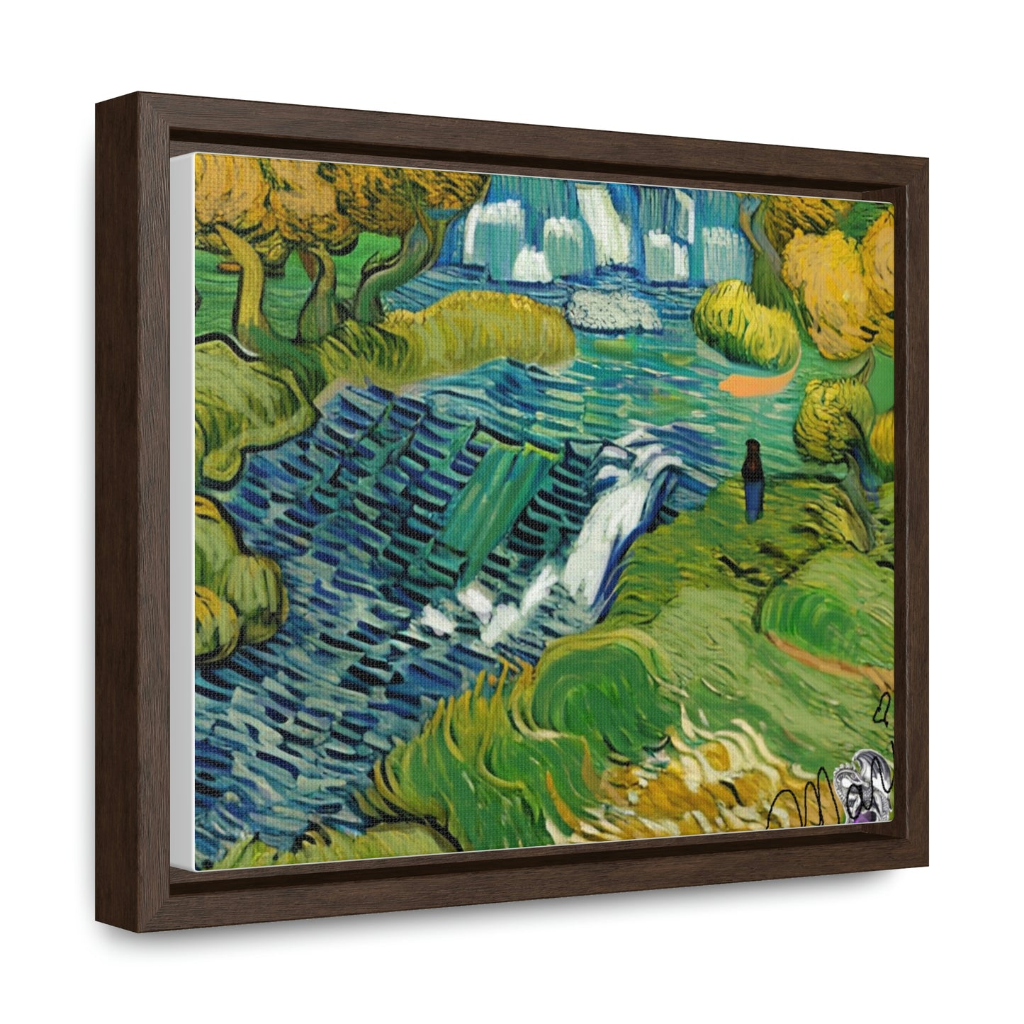 Vincent in Minnesota, Hidden Falls Matte Canvas