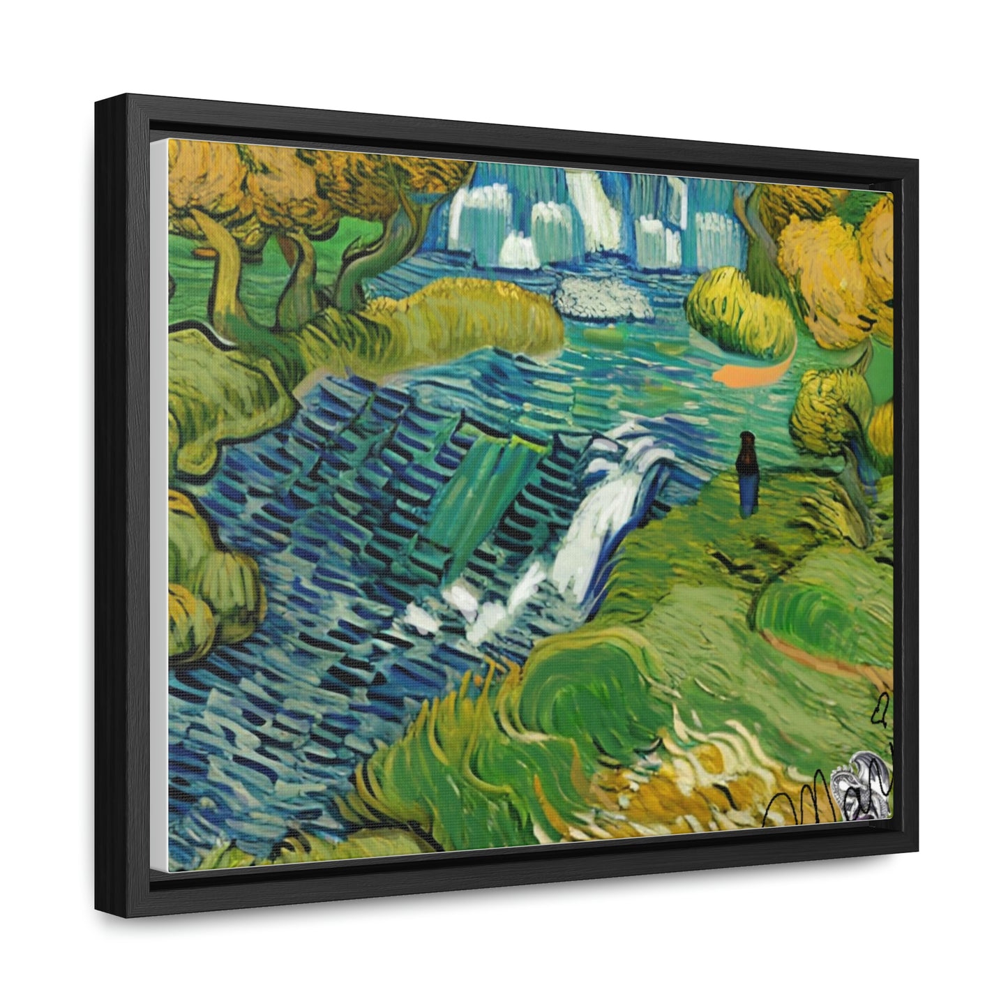 Vincent in Minnesota, Hidden Falls Matte Canvas
