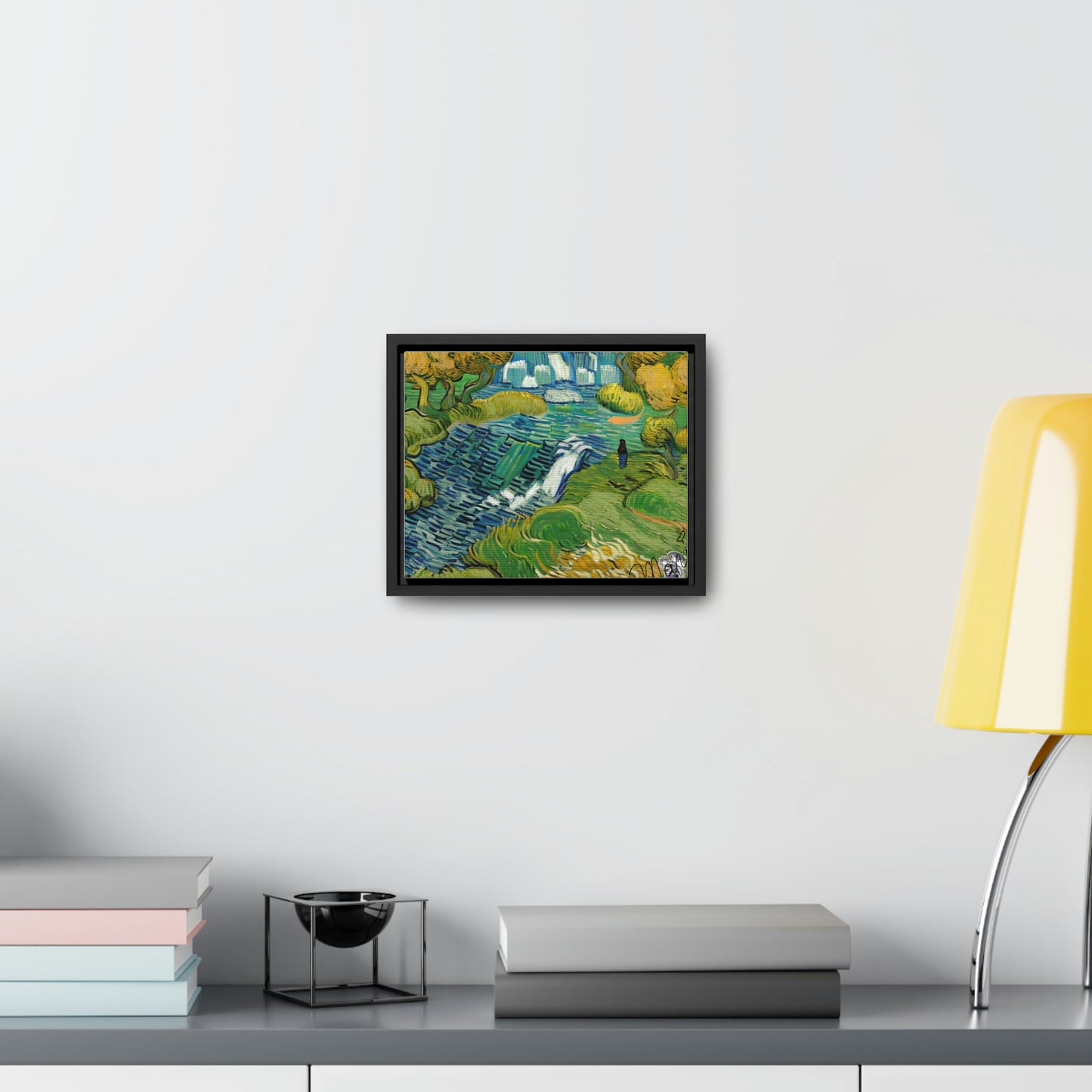 Vincent in Minnesota, Hidden Falls Matte Canvas