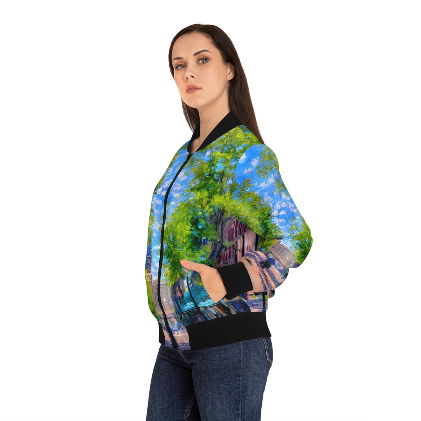 Art of Mari Hoodie, St Paul Bomber Jacket