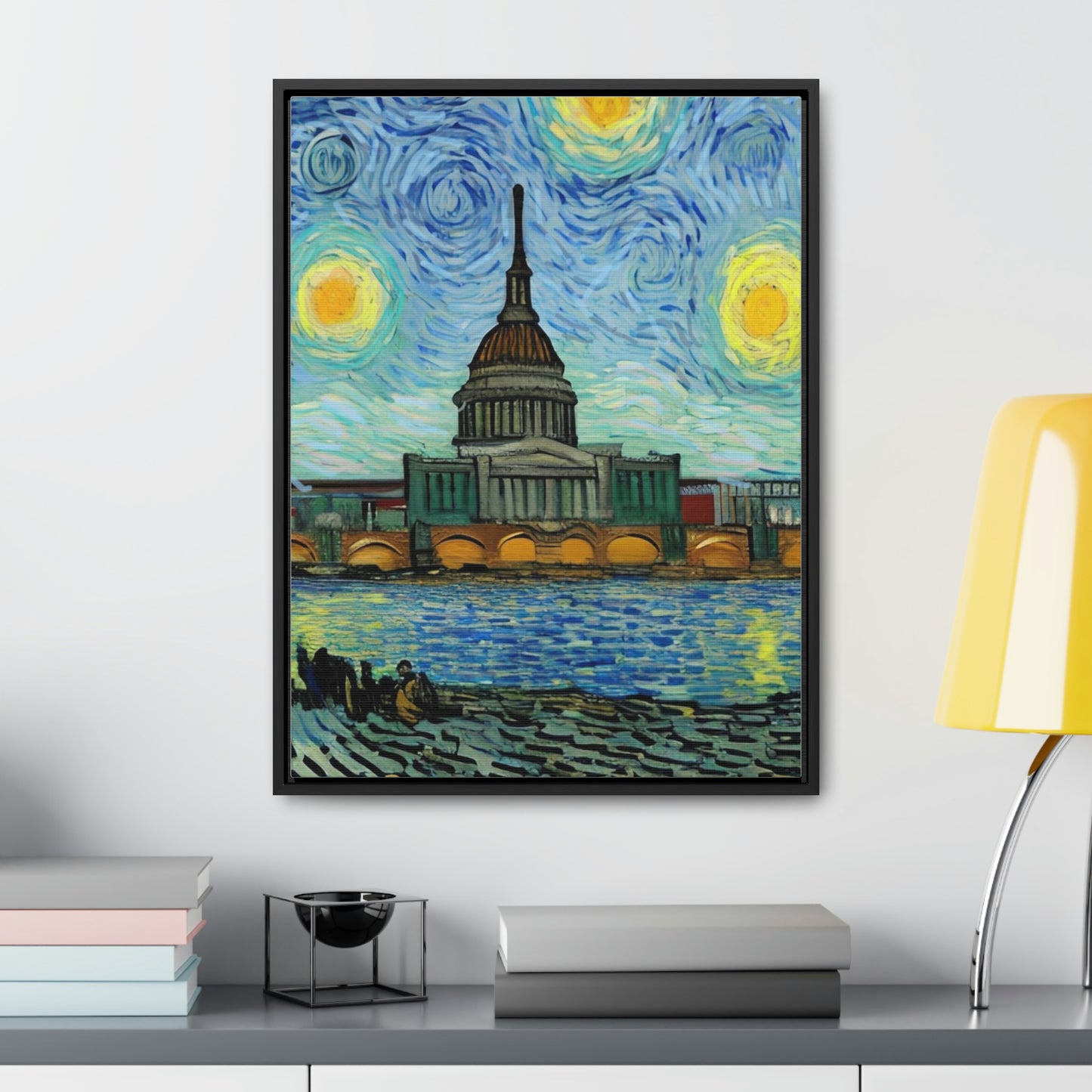 Vincent in Minnesota, State Capitol Building Matte Canvas