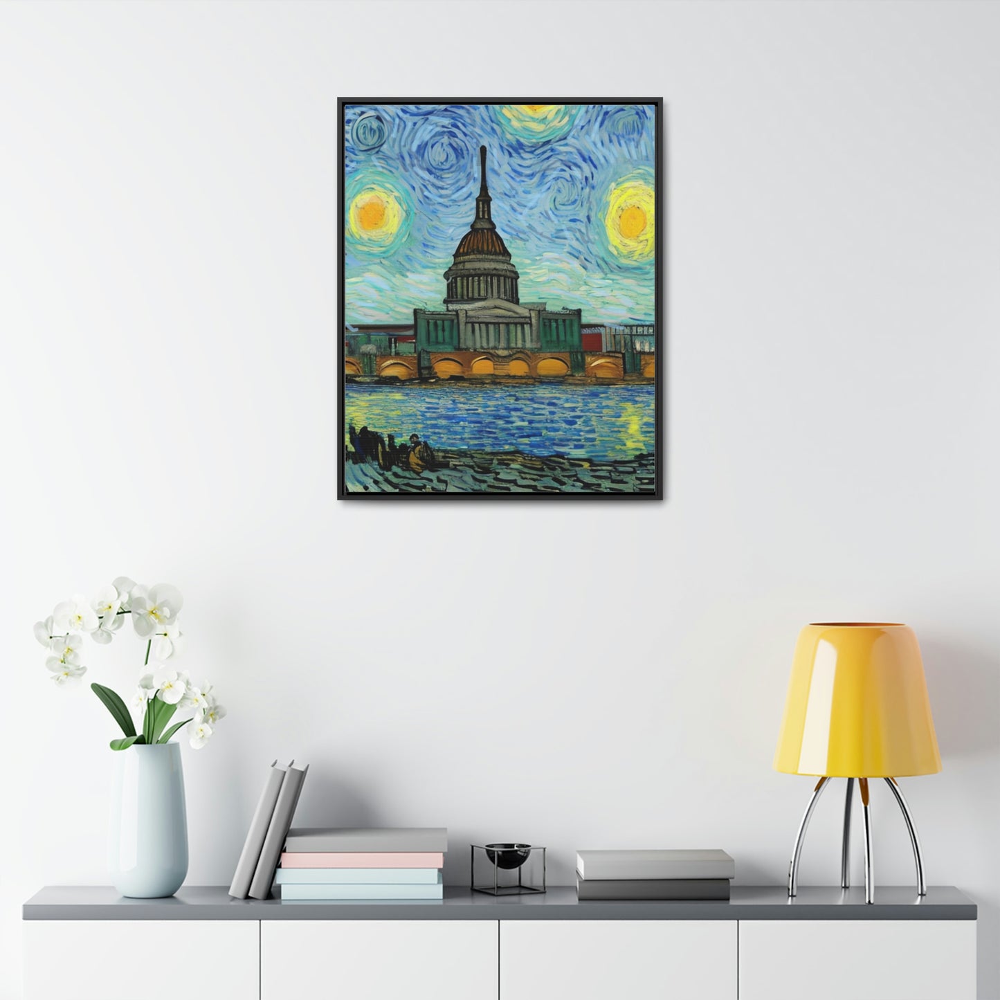 Vincent in Minnesota, State Capitol Building Matte Canvas