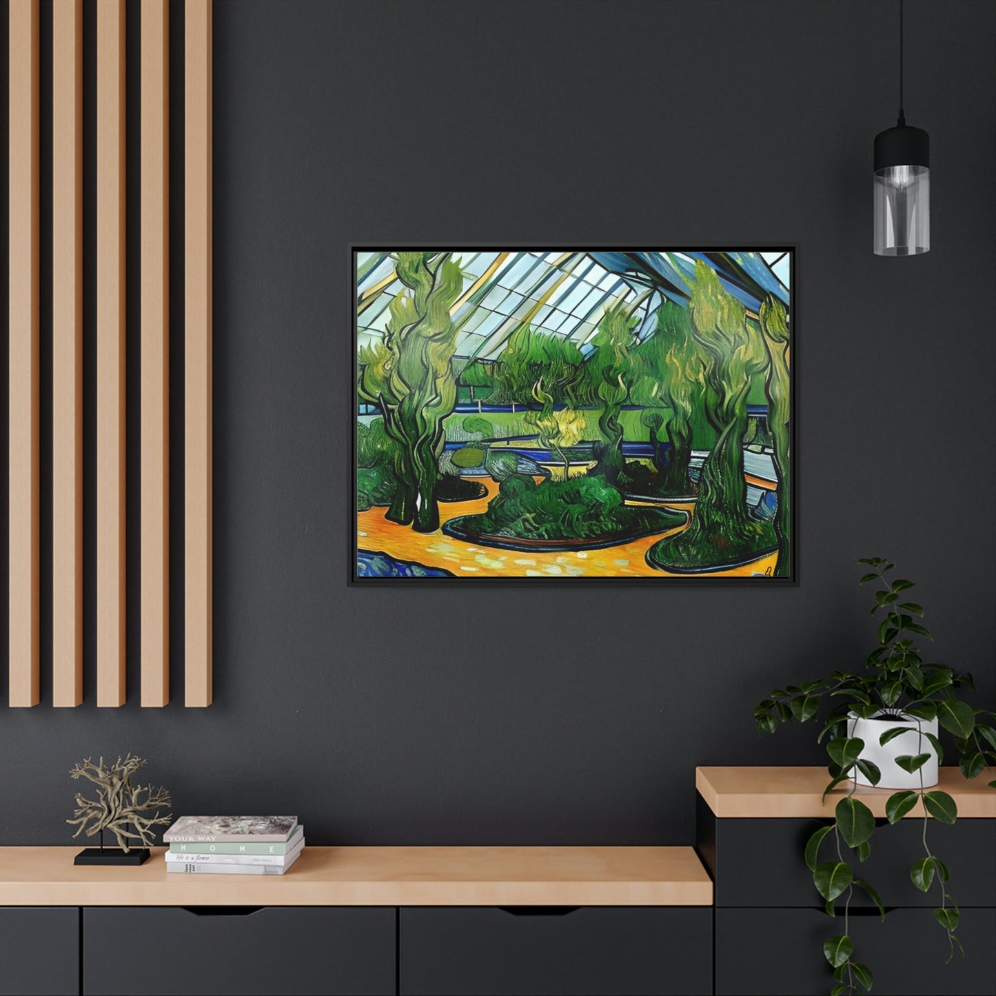 Vincent in Minnesota, Como Park Matte Canvas