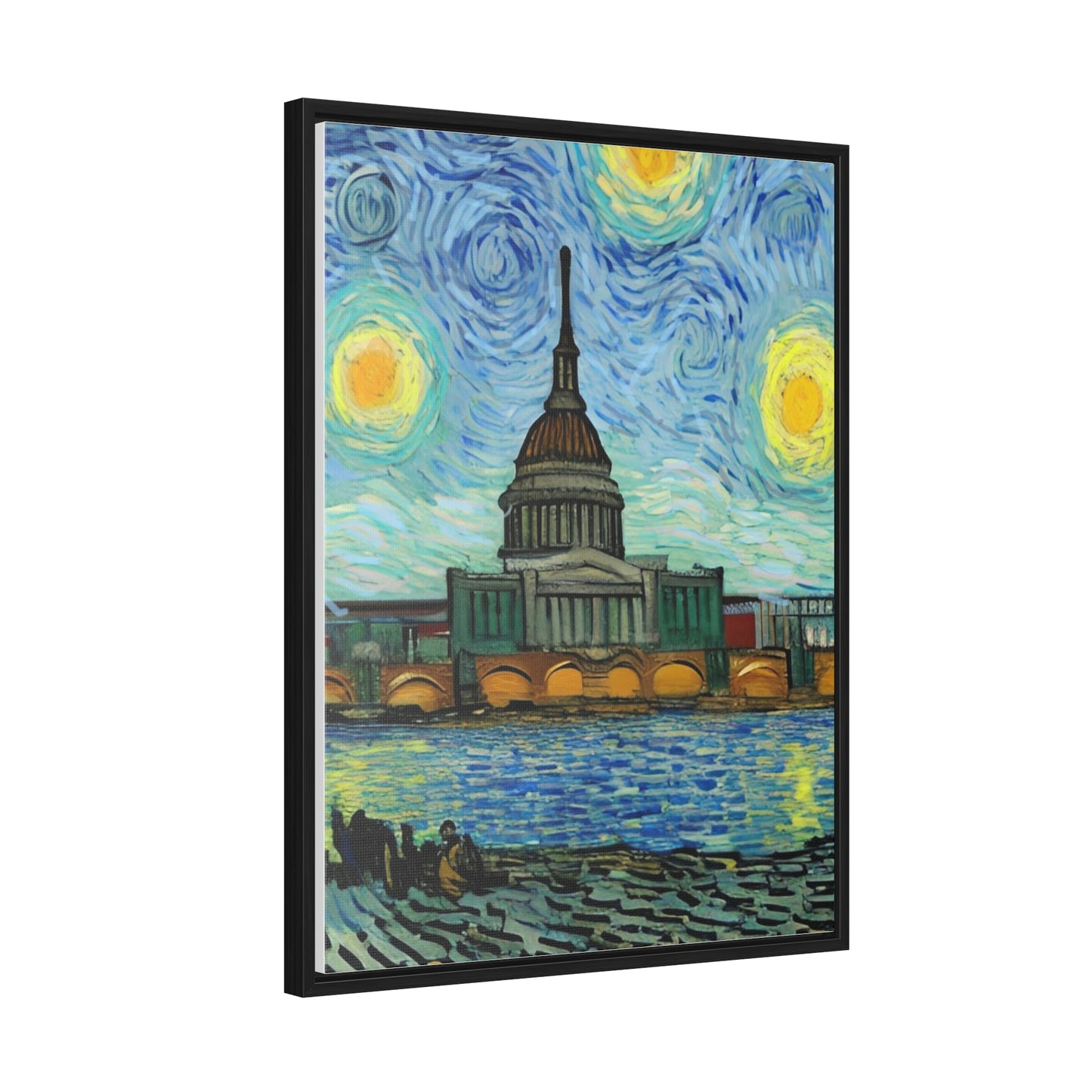 Vincent in Minnesota, State Capitol Building Matte Canvas