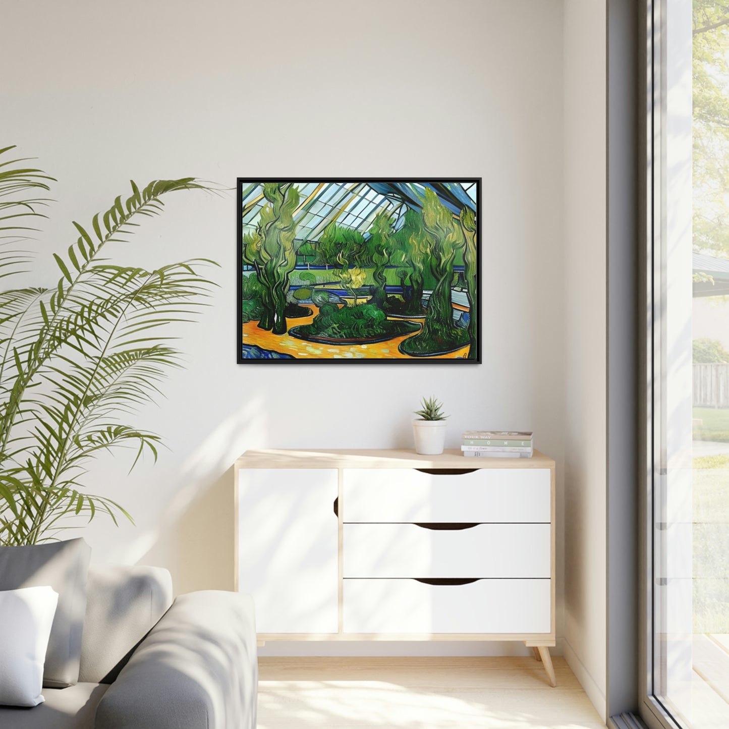 Vincent in Minnesota, Como Park Matte Canvas