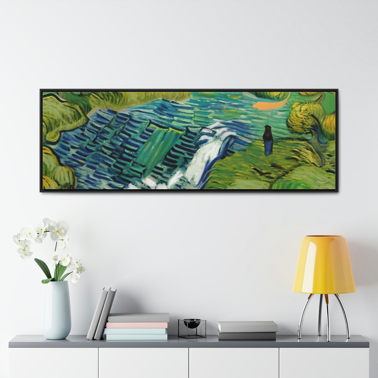 Vincent in Minnesota, Hidden Falls Matte Canvas