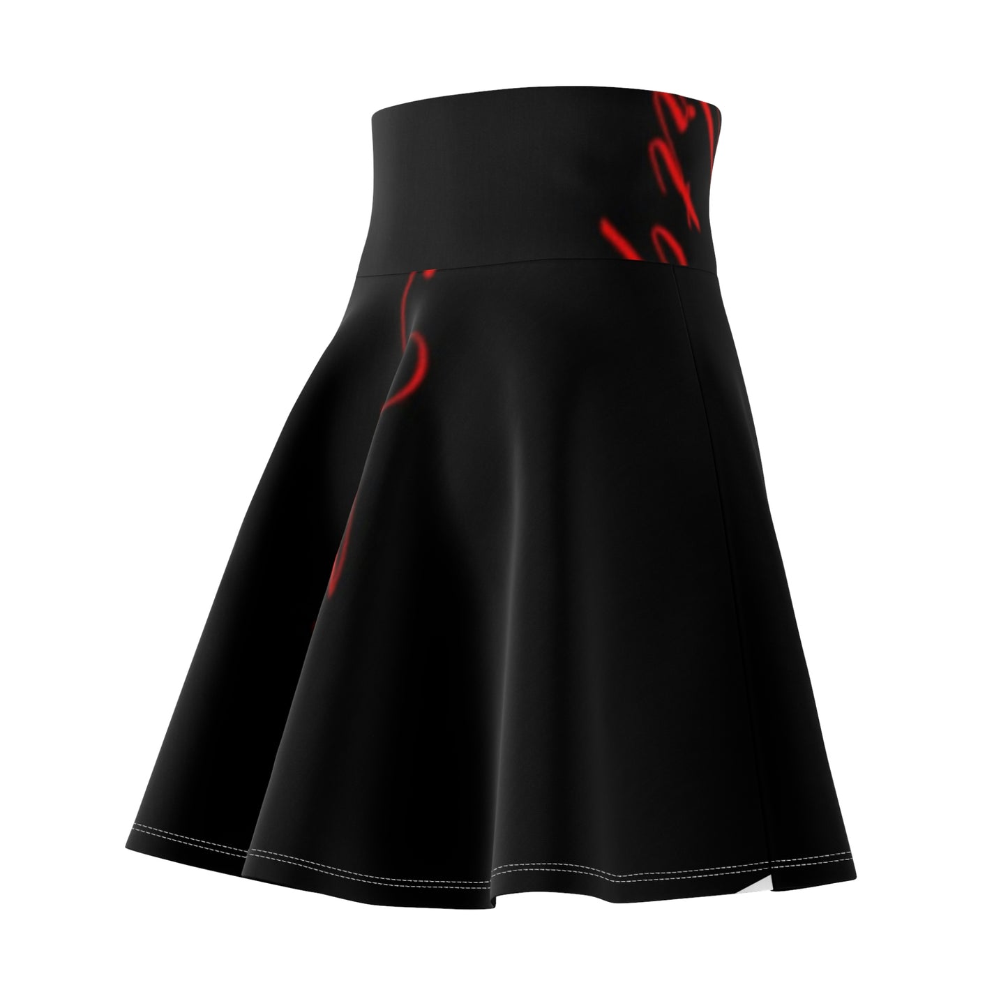 Art of Mari Dress, Black Abstract skirt