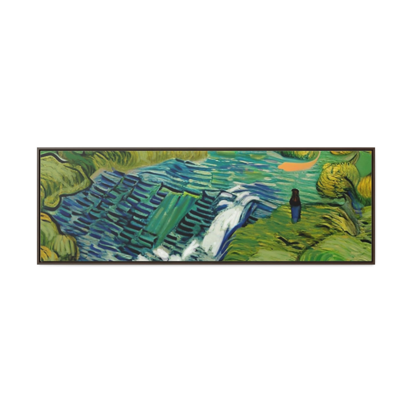 Vincent in Minnesota, Hidden Falls Matte Canvas