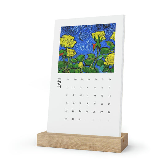 Art of Mari Accessories, Vertical desk calendar 2023