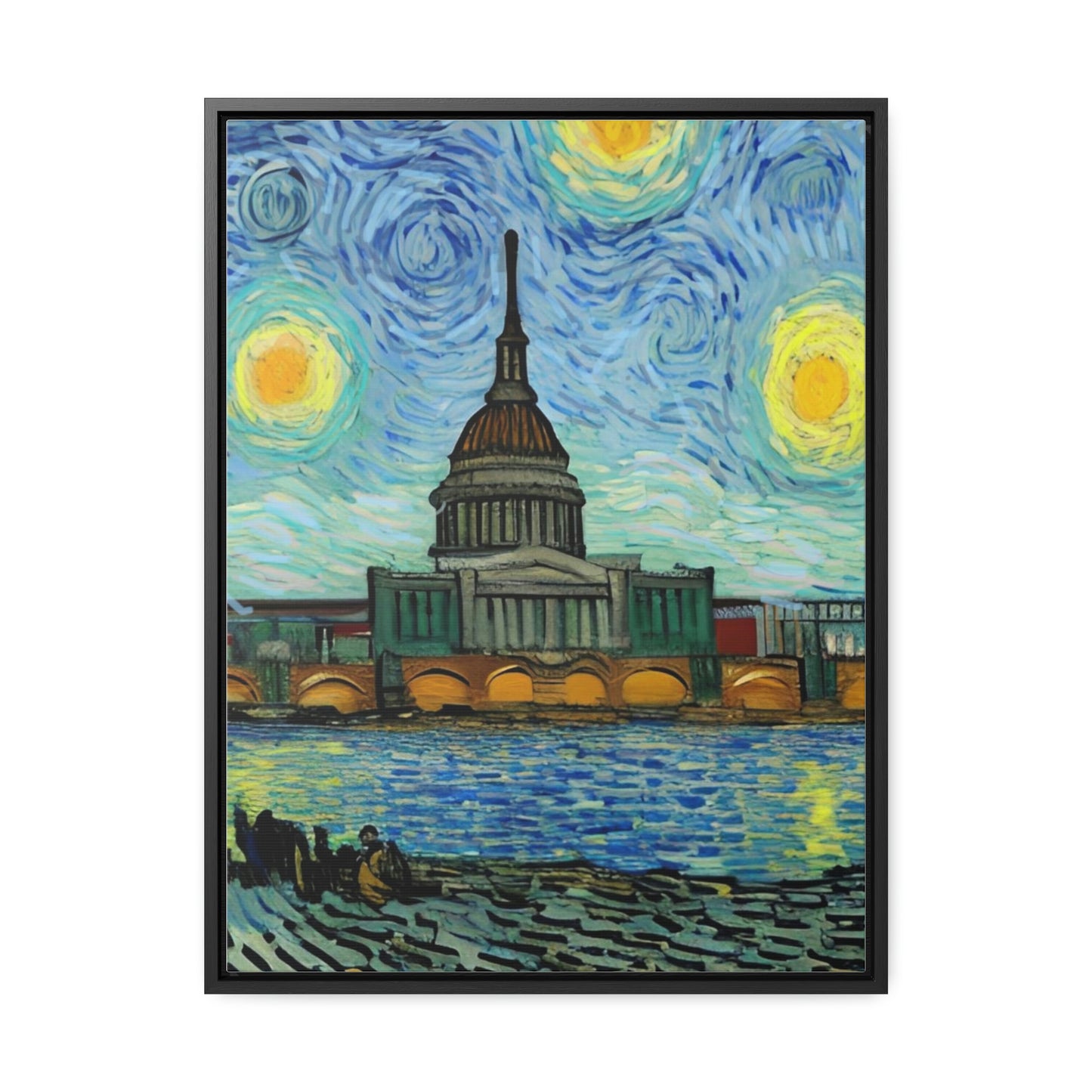 Vincent in Minnesota, State Capitol Building Matte Canvas