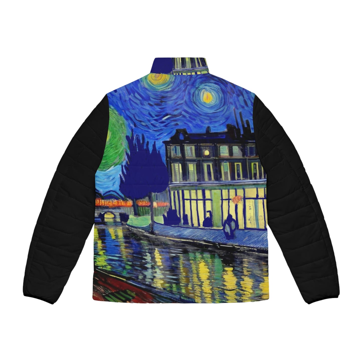 Art of Mari Hoodie, Men's, Puffer Jacket, Hague