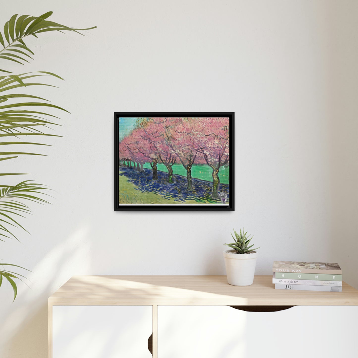 Vincents Nature, Cherry Trees Matte Canvas