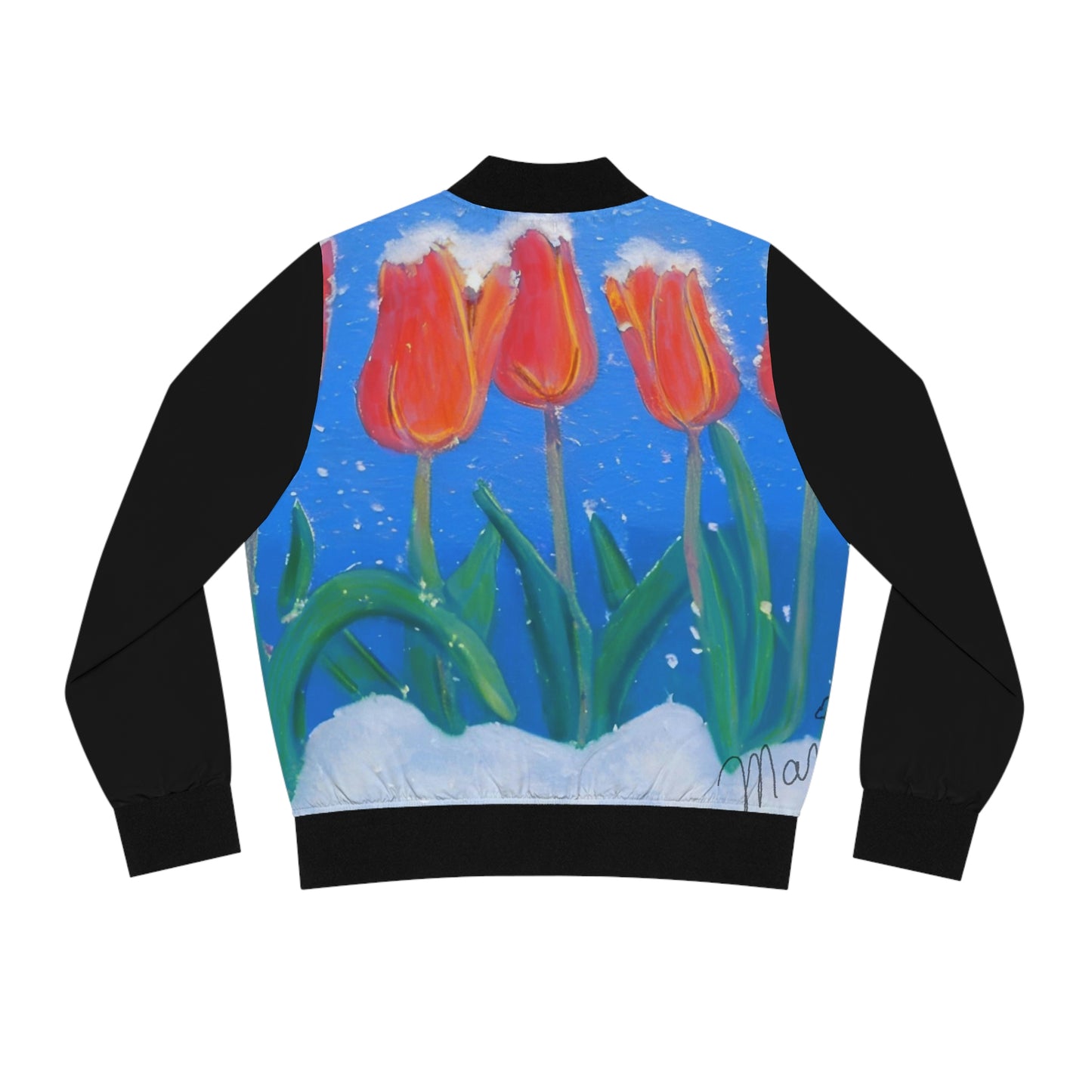 Art of Mari Hoodie, Snow Tulip Jacket